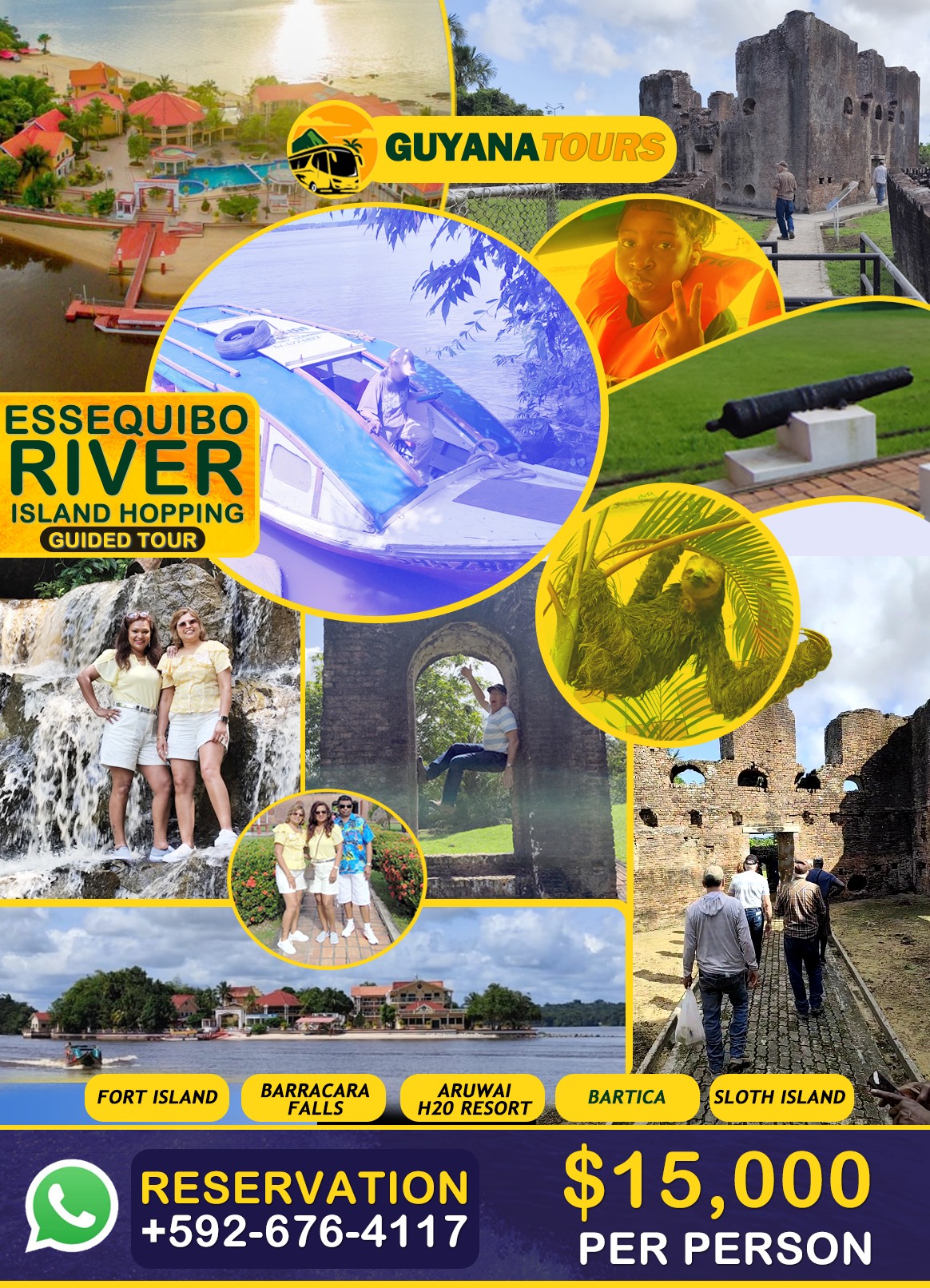 Guyana Tours & Transportation Services Facebook ad: Experience Essequibo River like Never Before - Secure…