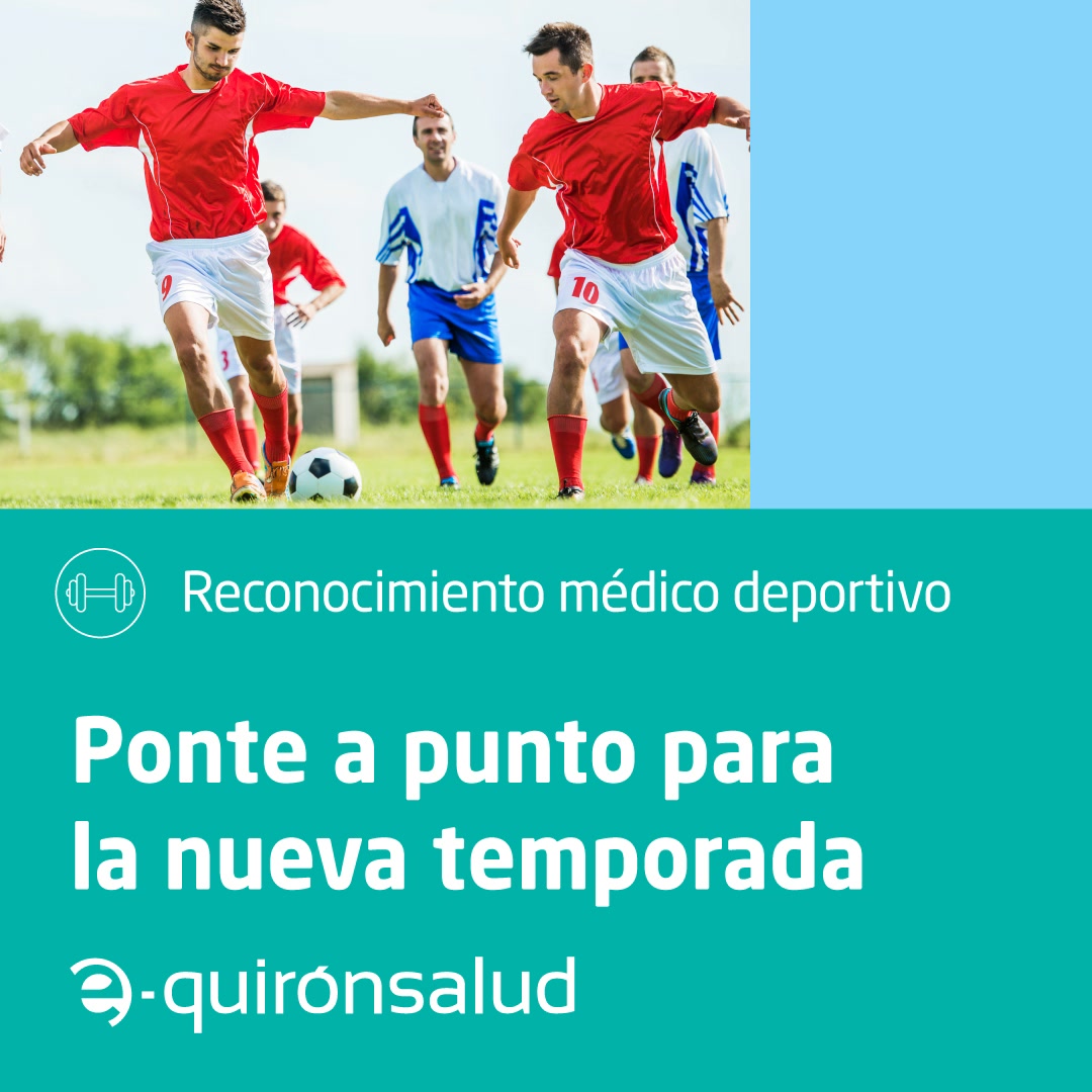 quirónsalud Facebook ad: Chequeos Médicos Deportivos