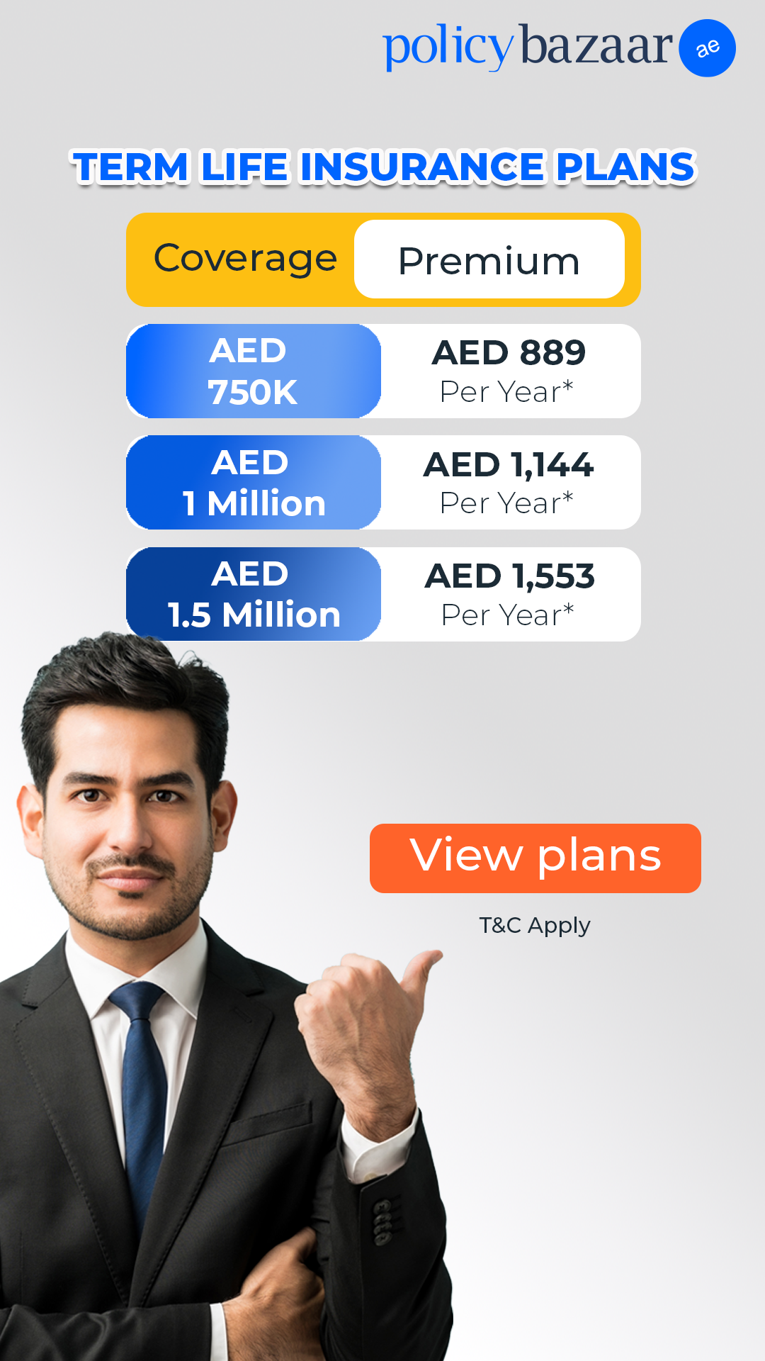 Policybazaar.ae Facebook ad