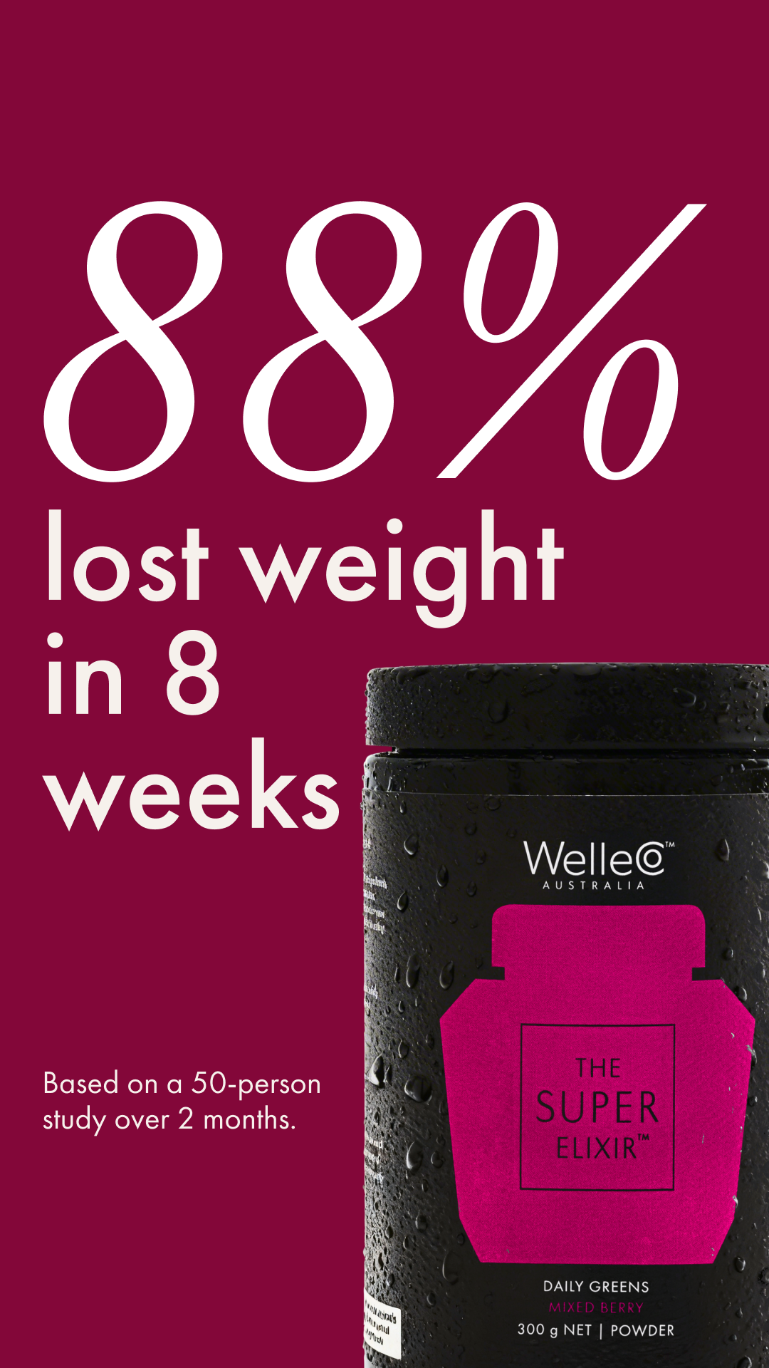 WelleCo Facebook ad
