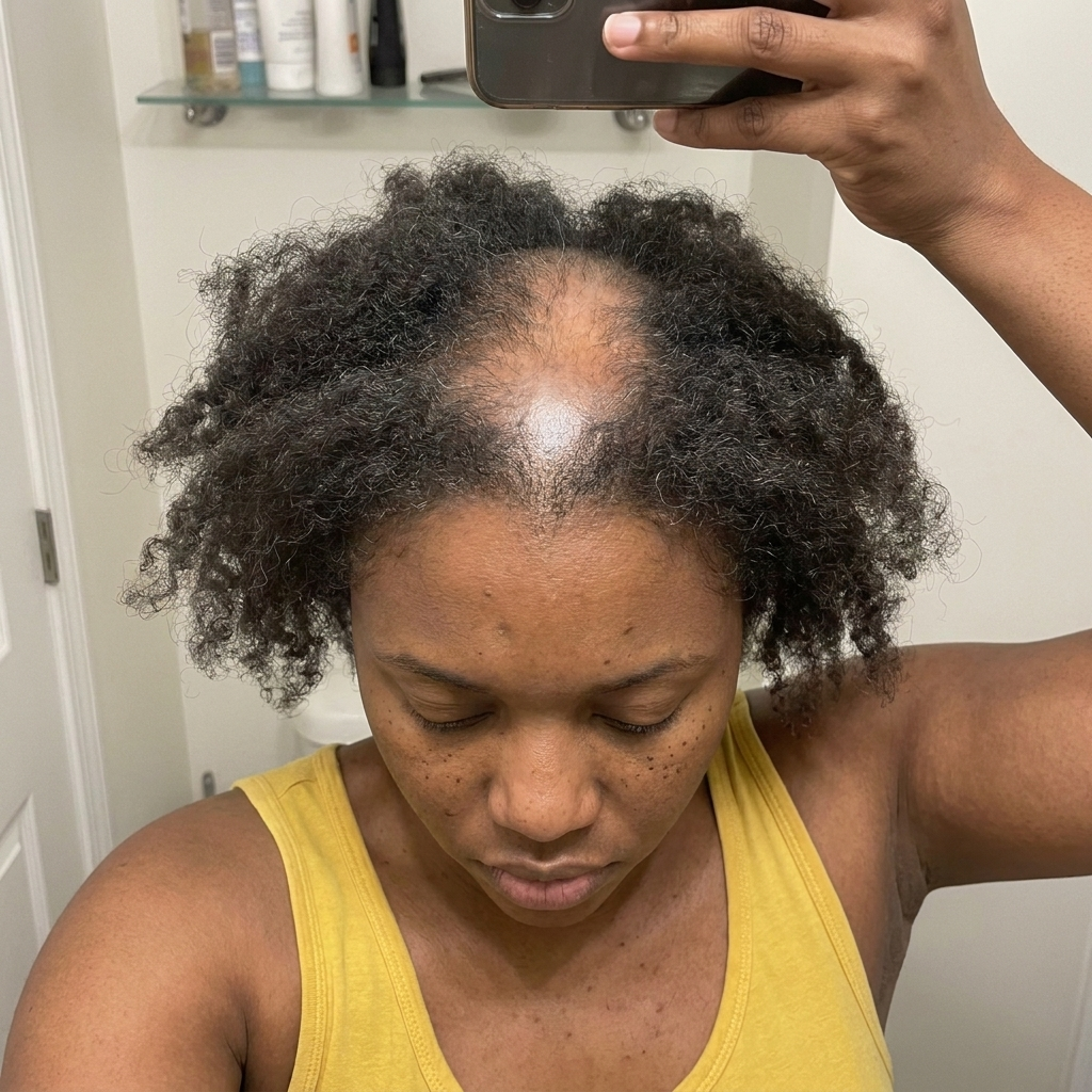 Black Hair Growth Remedy Facebook ad