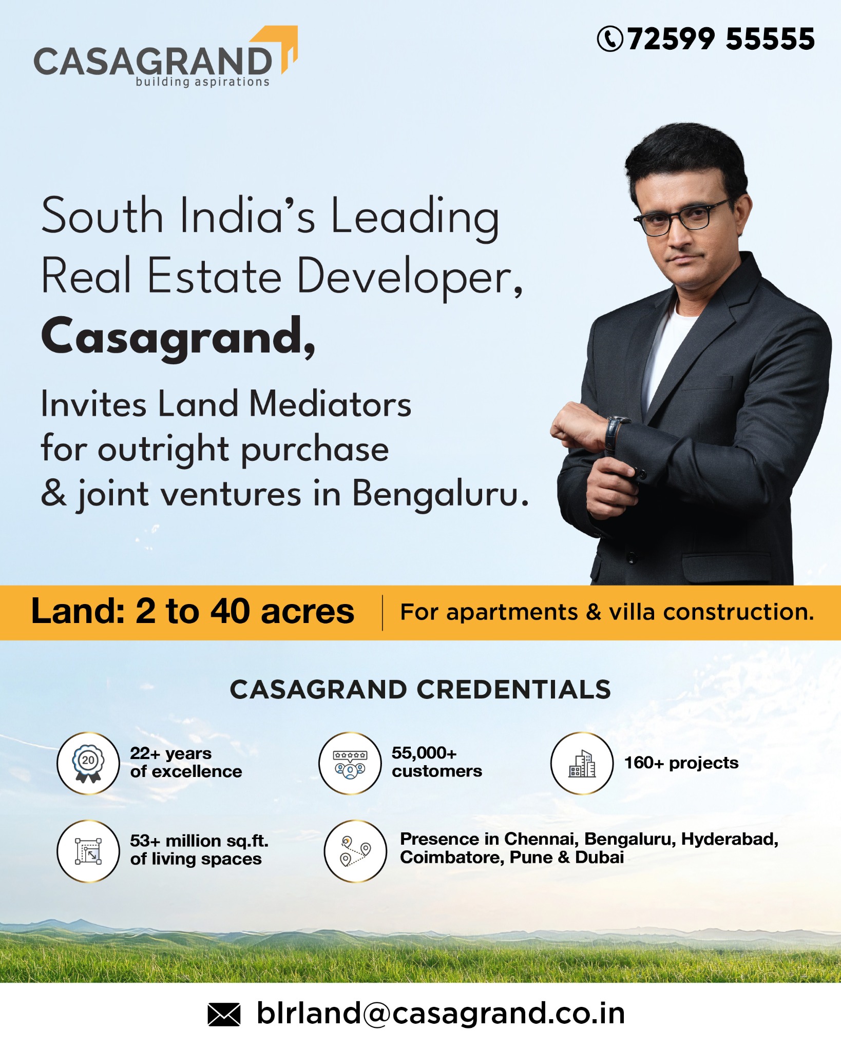 Land Acquisition - Bengaluru Facebook ad