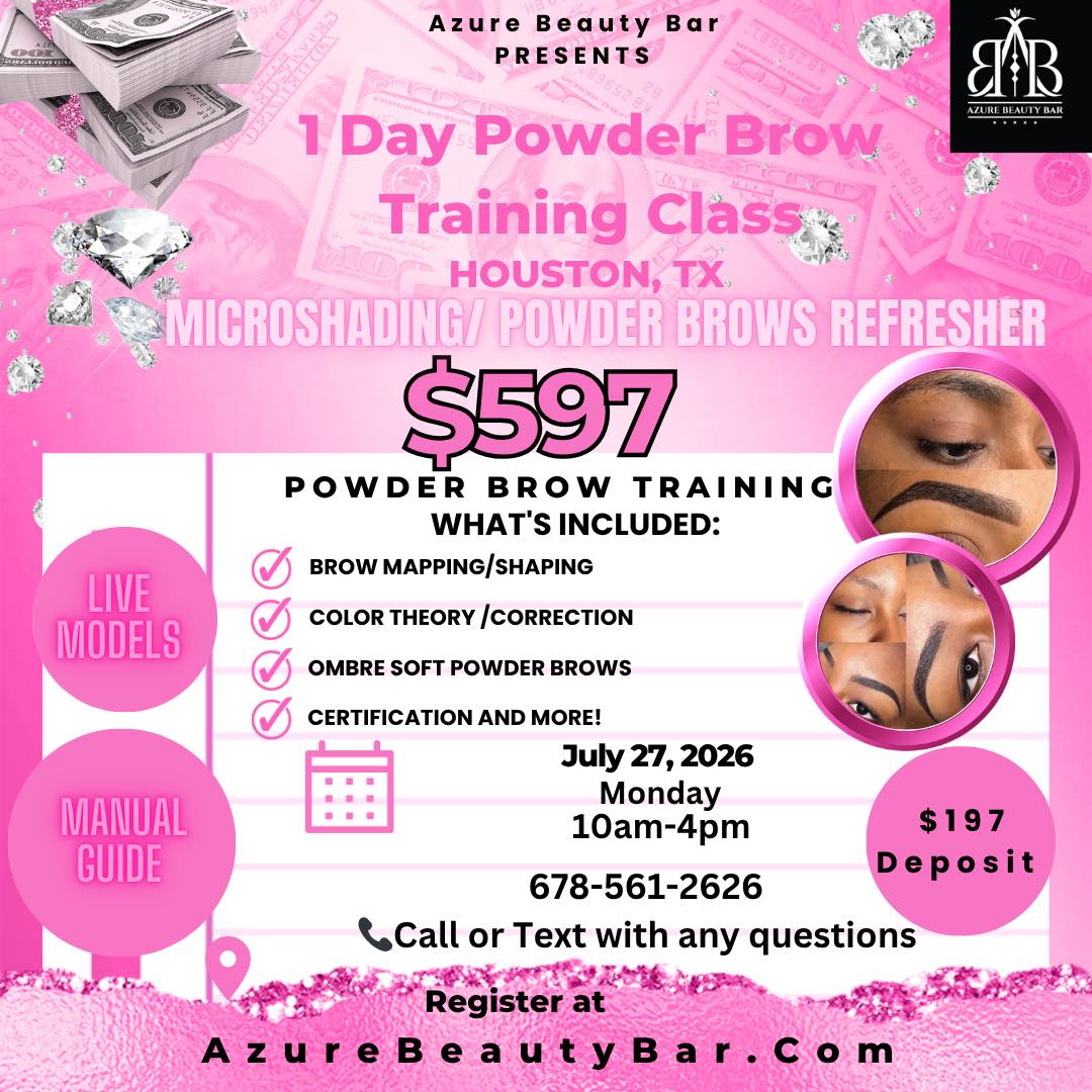 Azure Beauty Bar Facebook ad: Houston, Texas | Azure Beauty Bar