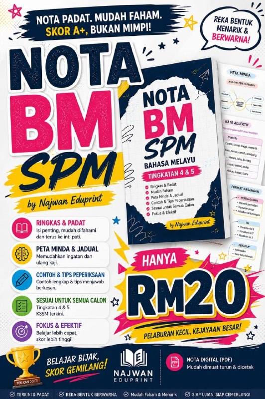 Violet Book & Toys Facebook ad: NOTA POKET SPM