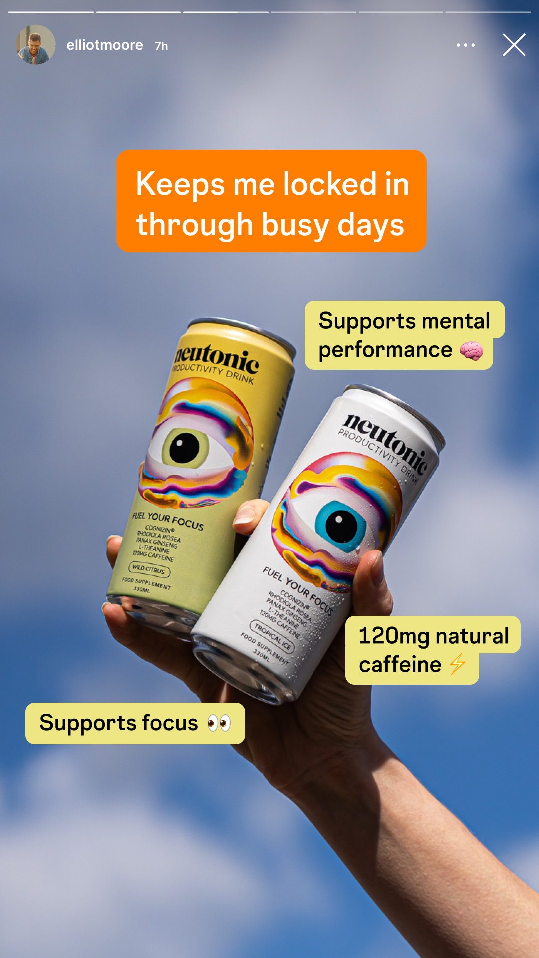 Neutonic Facebook ad