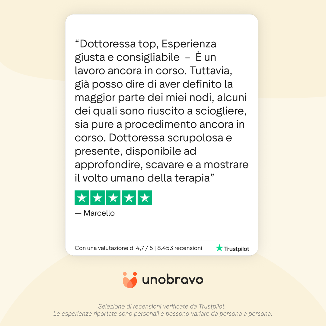 Unobravo Facebook ad