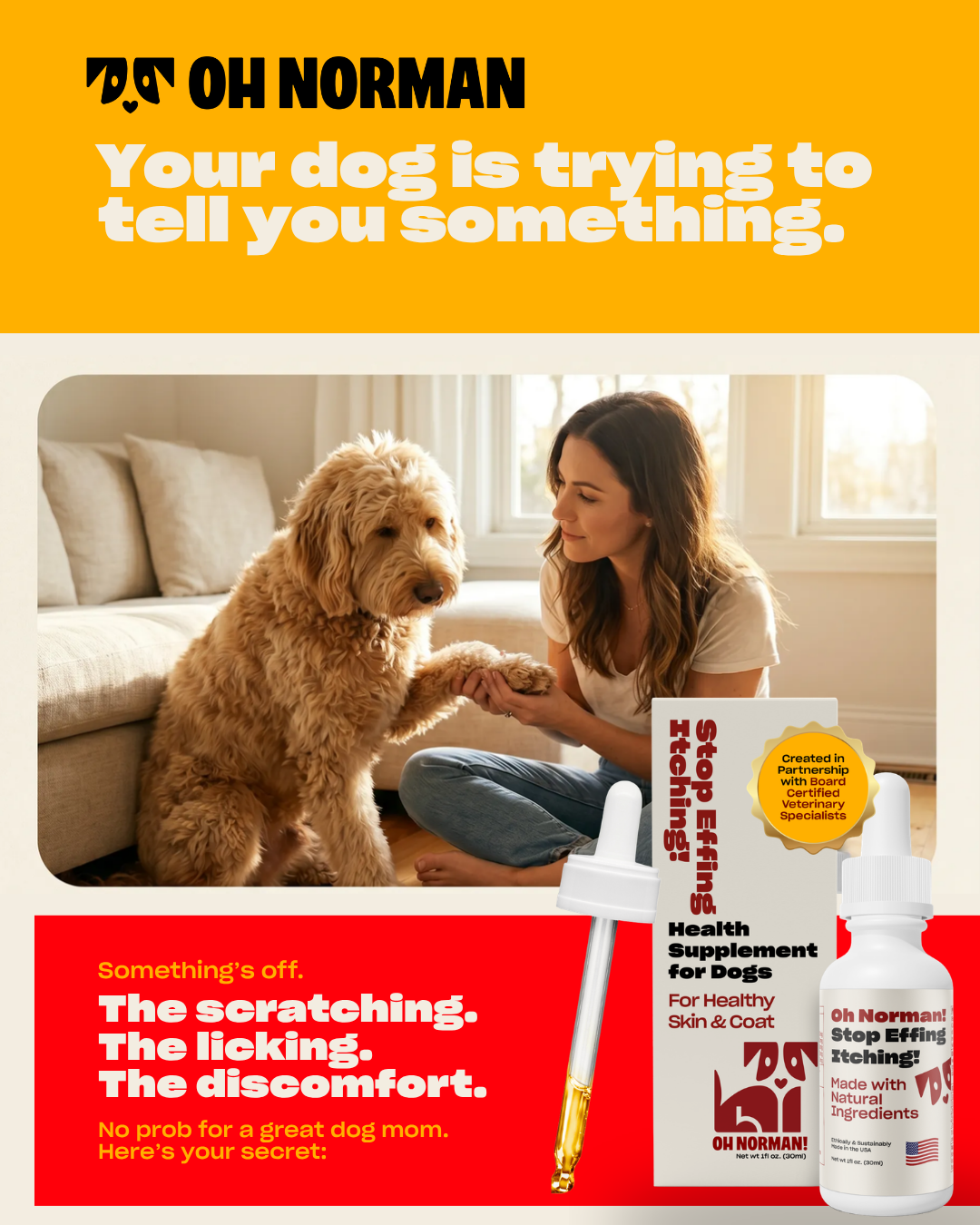 Ohnorman Facebook ad