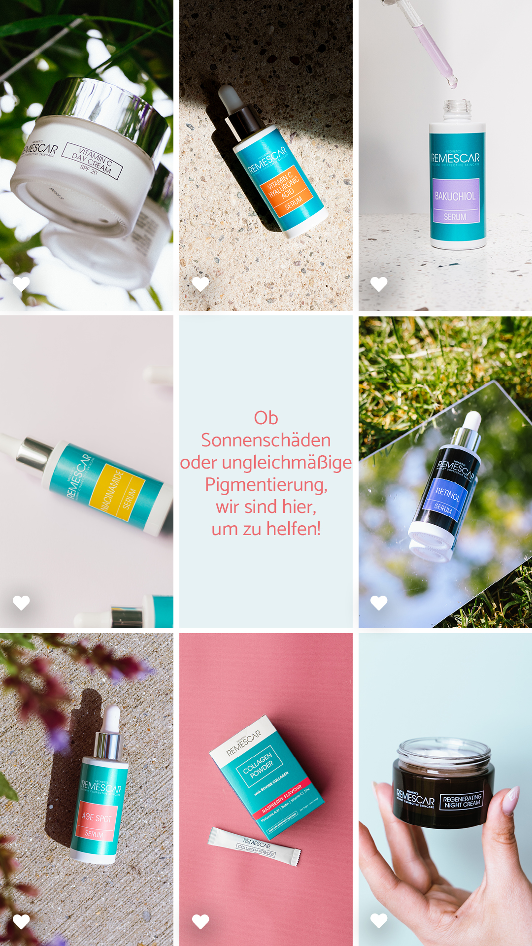 Remescar Facebook ad: Entdecken Sie unsere Produkte