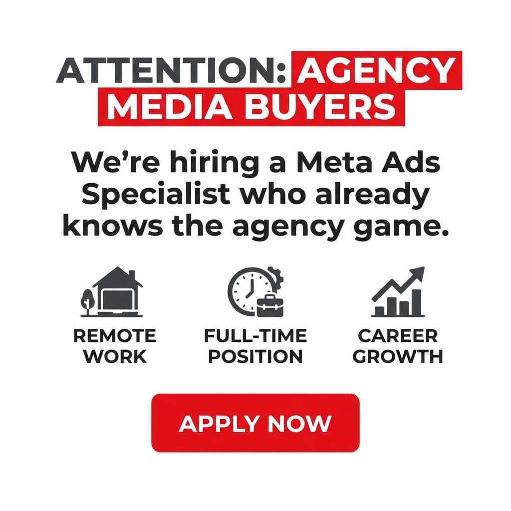 Medspa Marketing Masters Facebook ad: Meta Ads Specialist Wanted - $250K/mo Ad Spend, One Proven…
