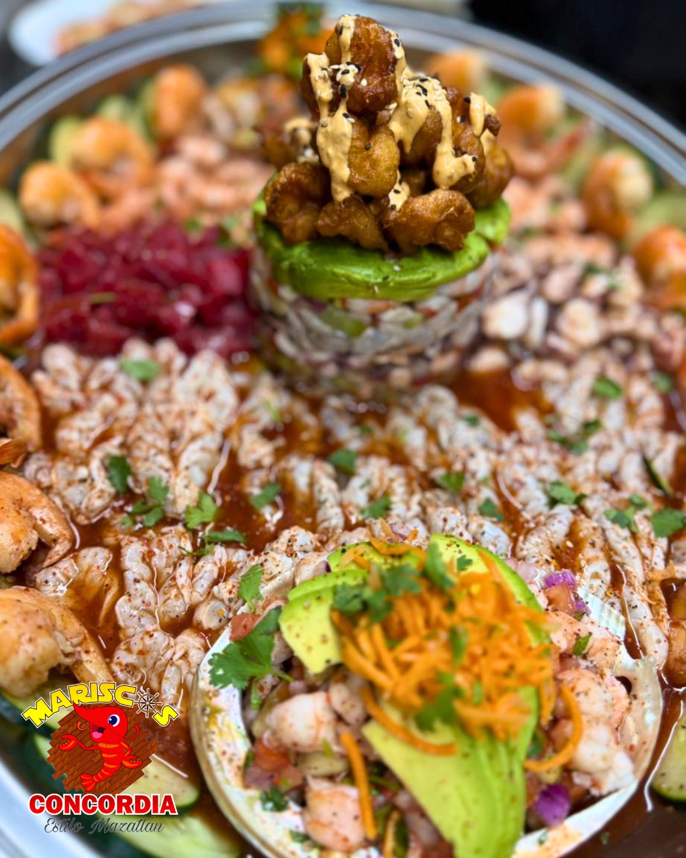 Mariscos Concordia Facebook ad: Cuando el antojo es grande, la respuesta también…