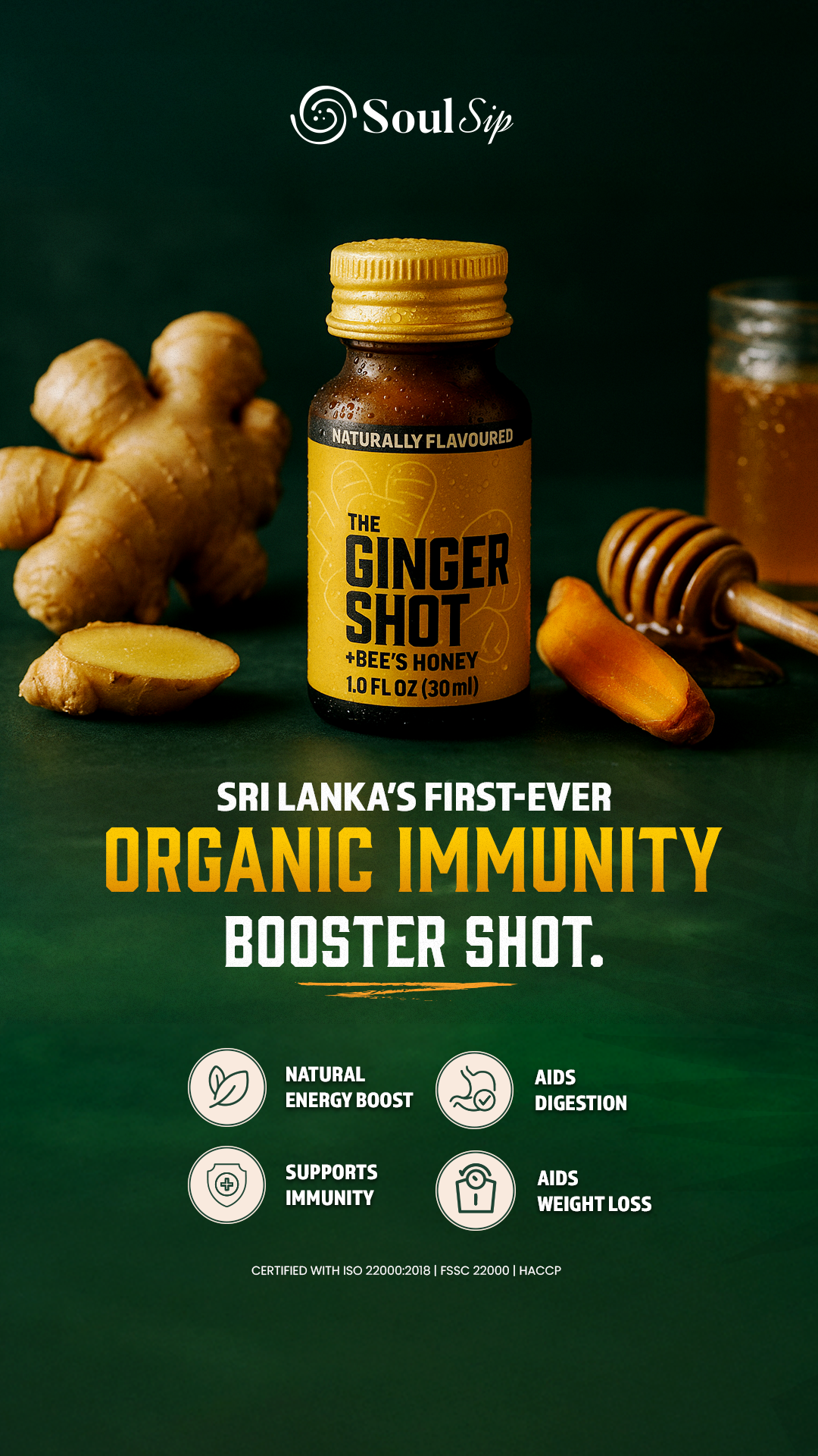 Soul Sip Health Facebook ad from Aug 1, 2025