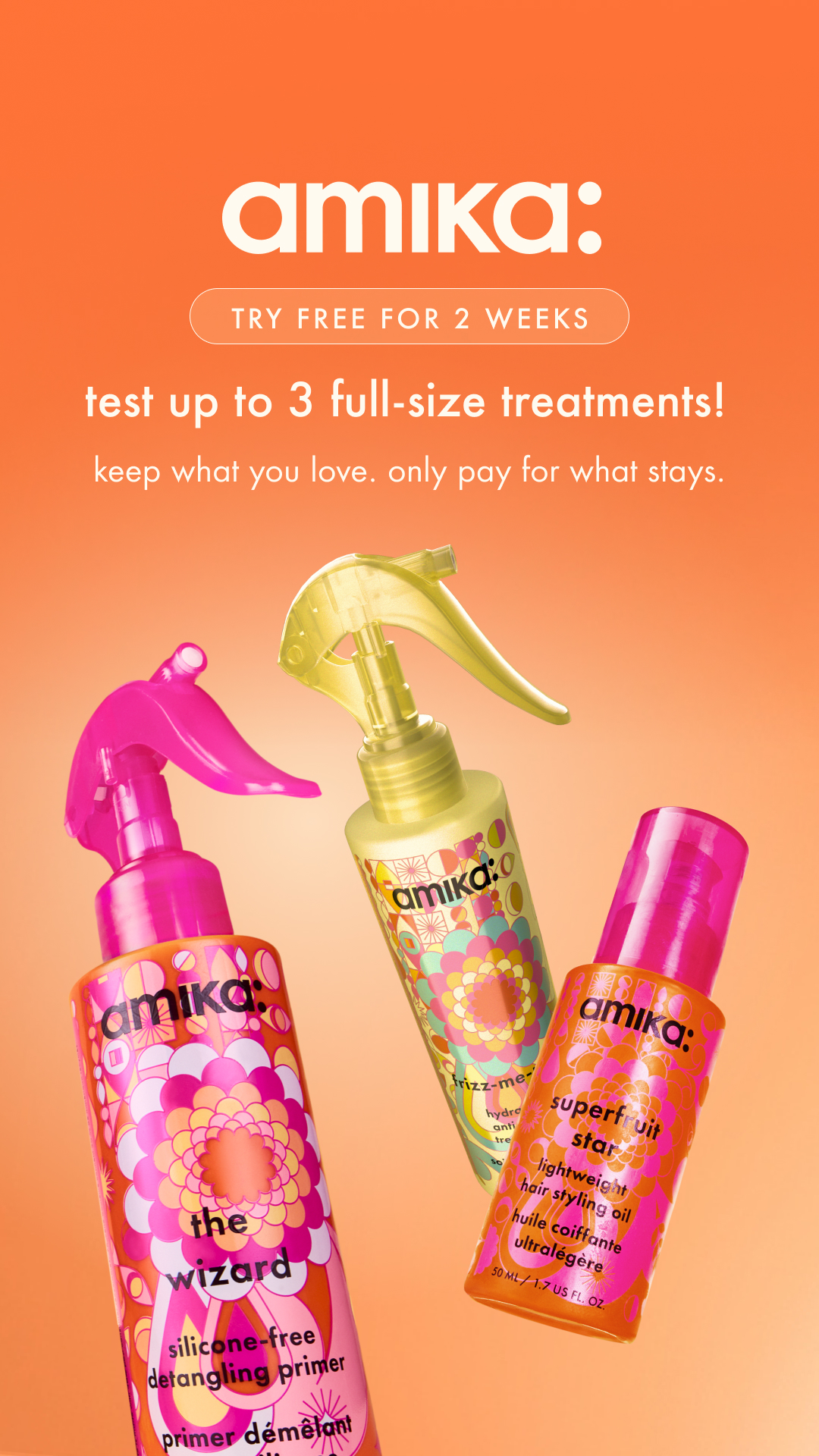 amika: Facebook ad