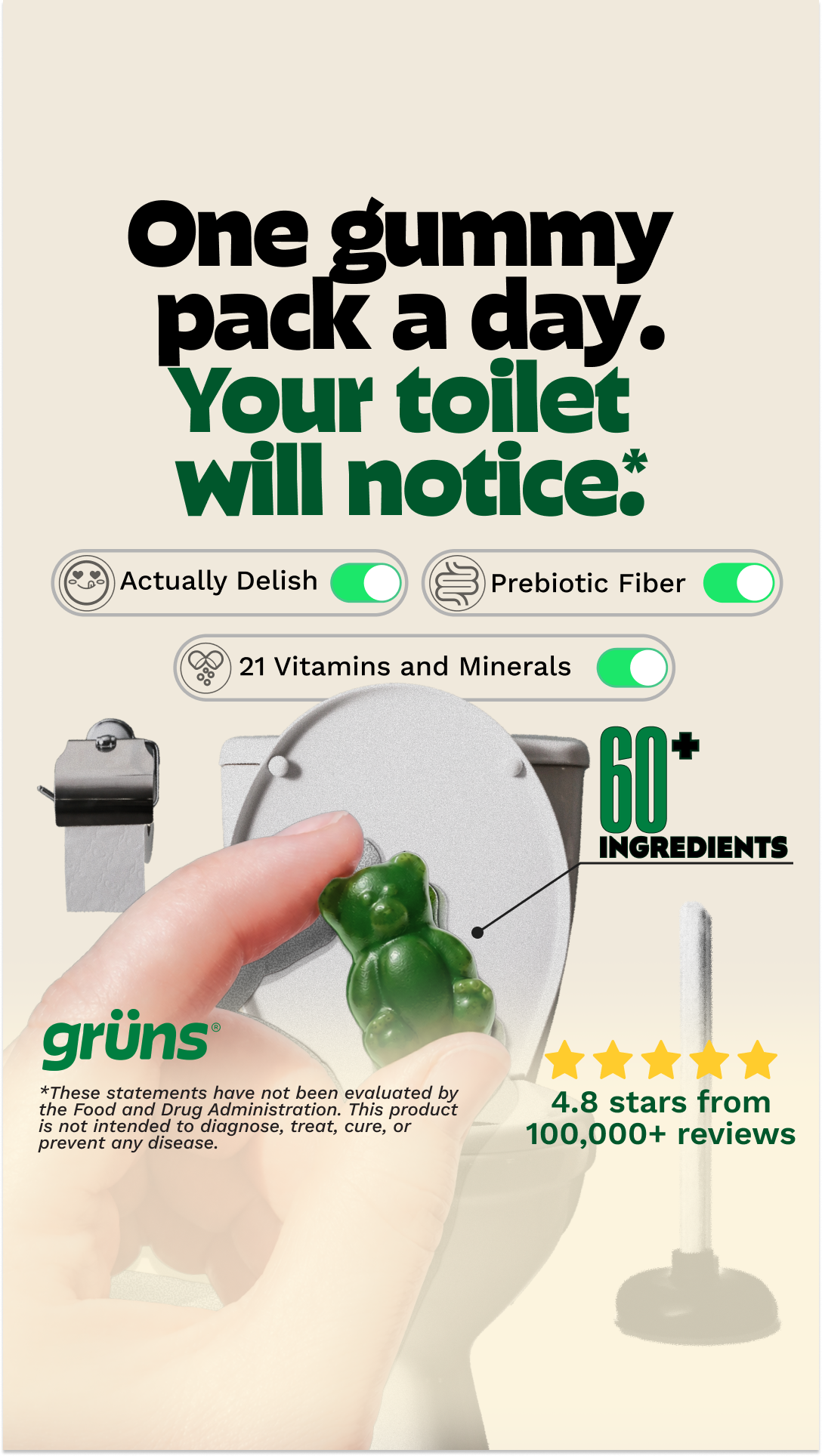 Grüns Facebook ad