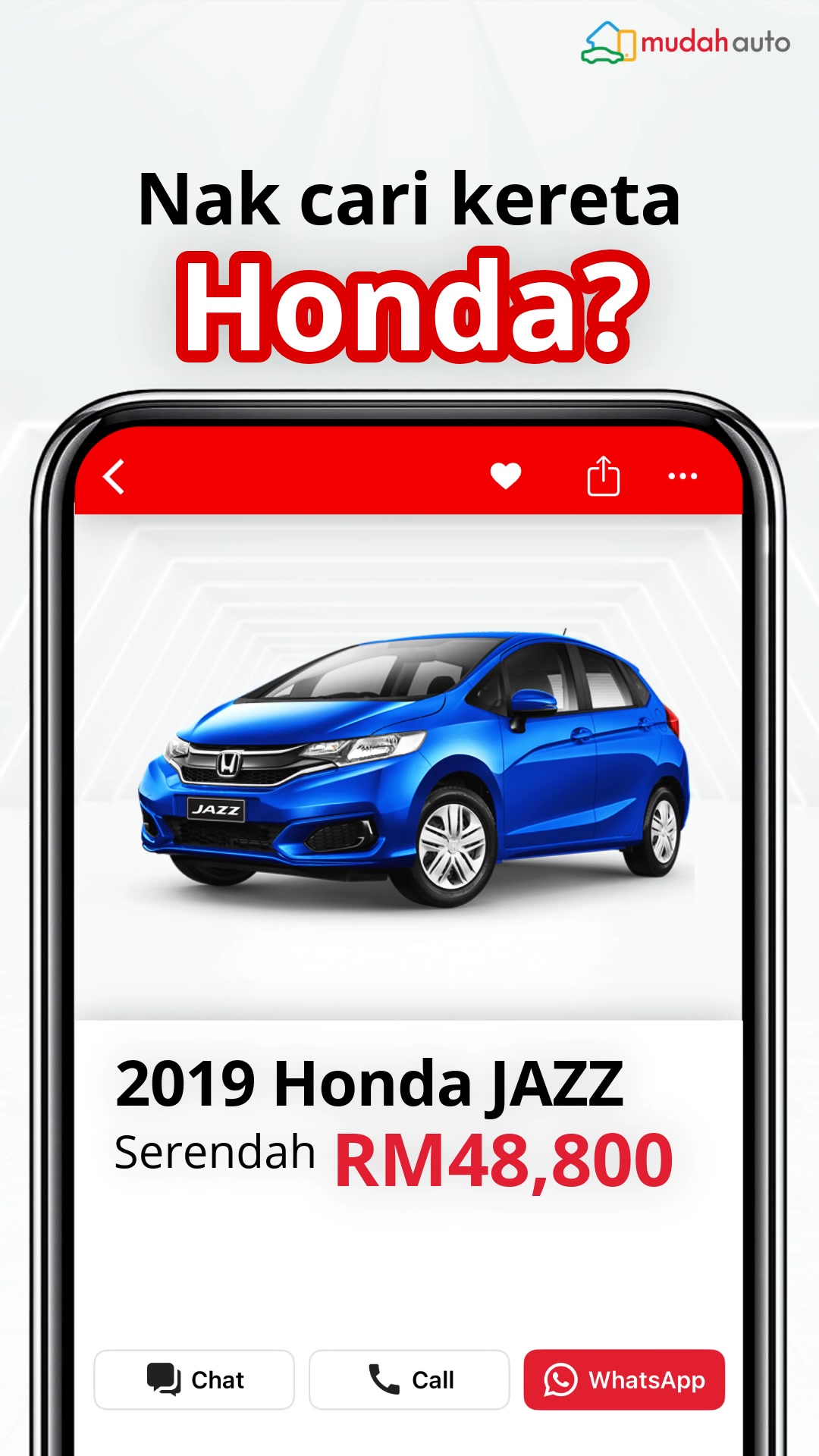 Mudah.my Facebook ad: Honda Terpakai di Mudah Auto