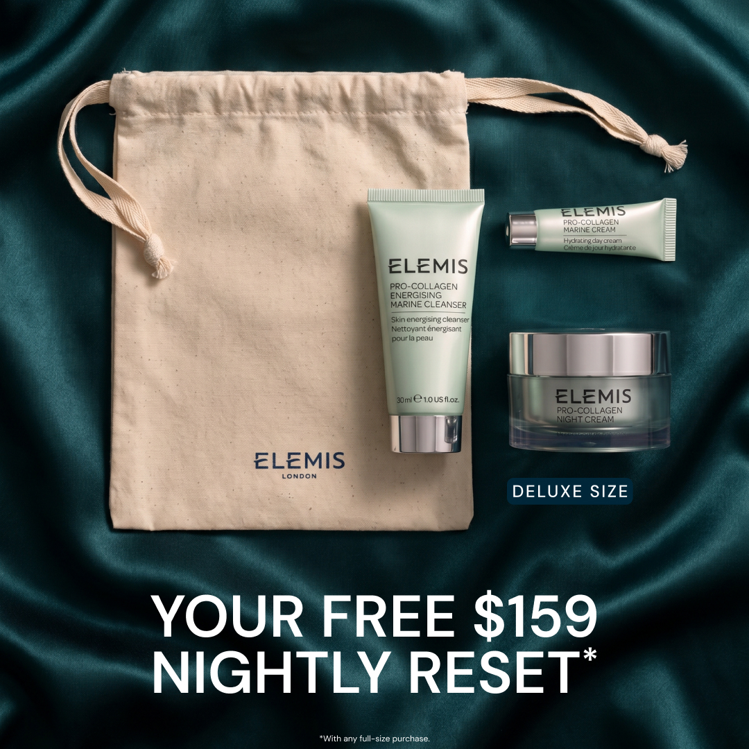 Elemis Facebook ad: 4-Piece Gift*
