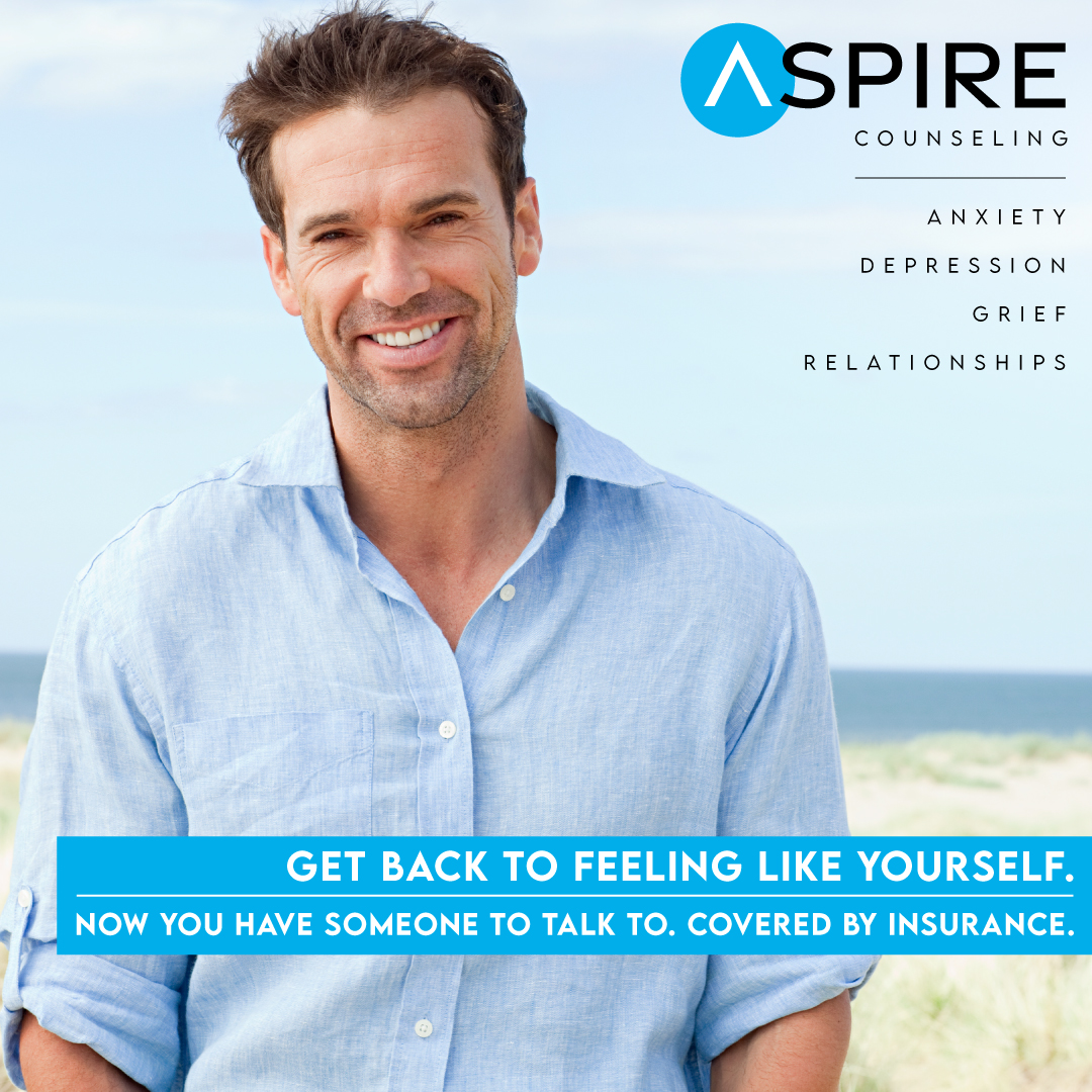 Aspire Counseling Facebook ad: Get Back To Feeling Like Yourself