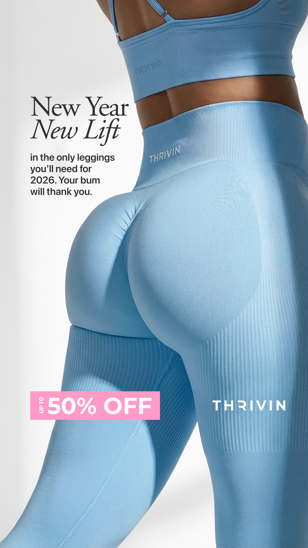 Thrivingymwear Facebook ad