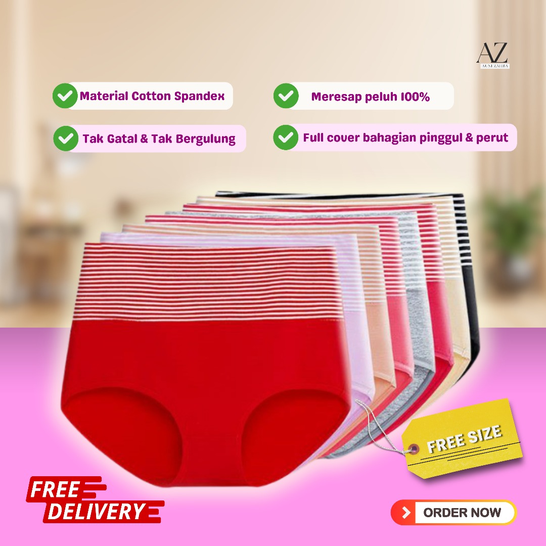 Fikah panties HQ Facebook ad: JAMINAN TAK BERGULUNG
