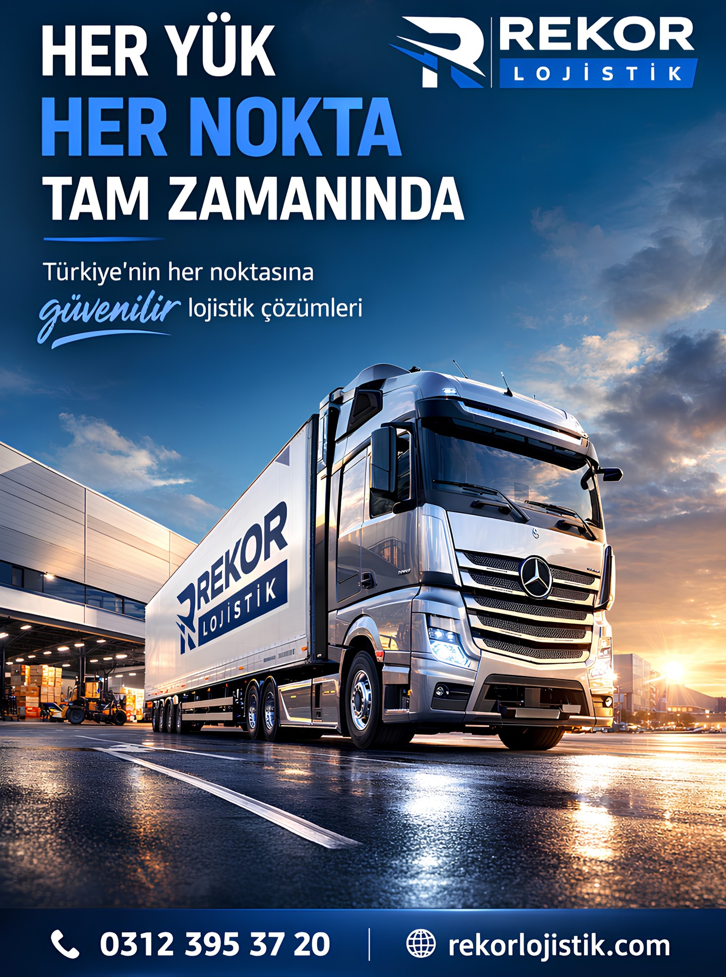 Rekor Lojistik Facebook ad: Türkiye genelinde güvenilir taşımacılık çözümleri.