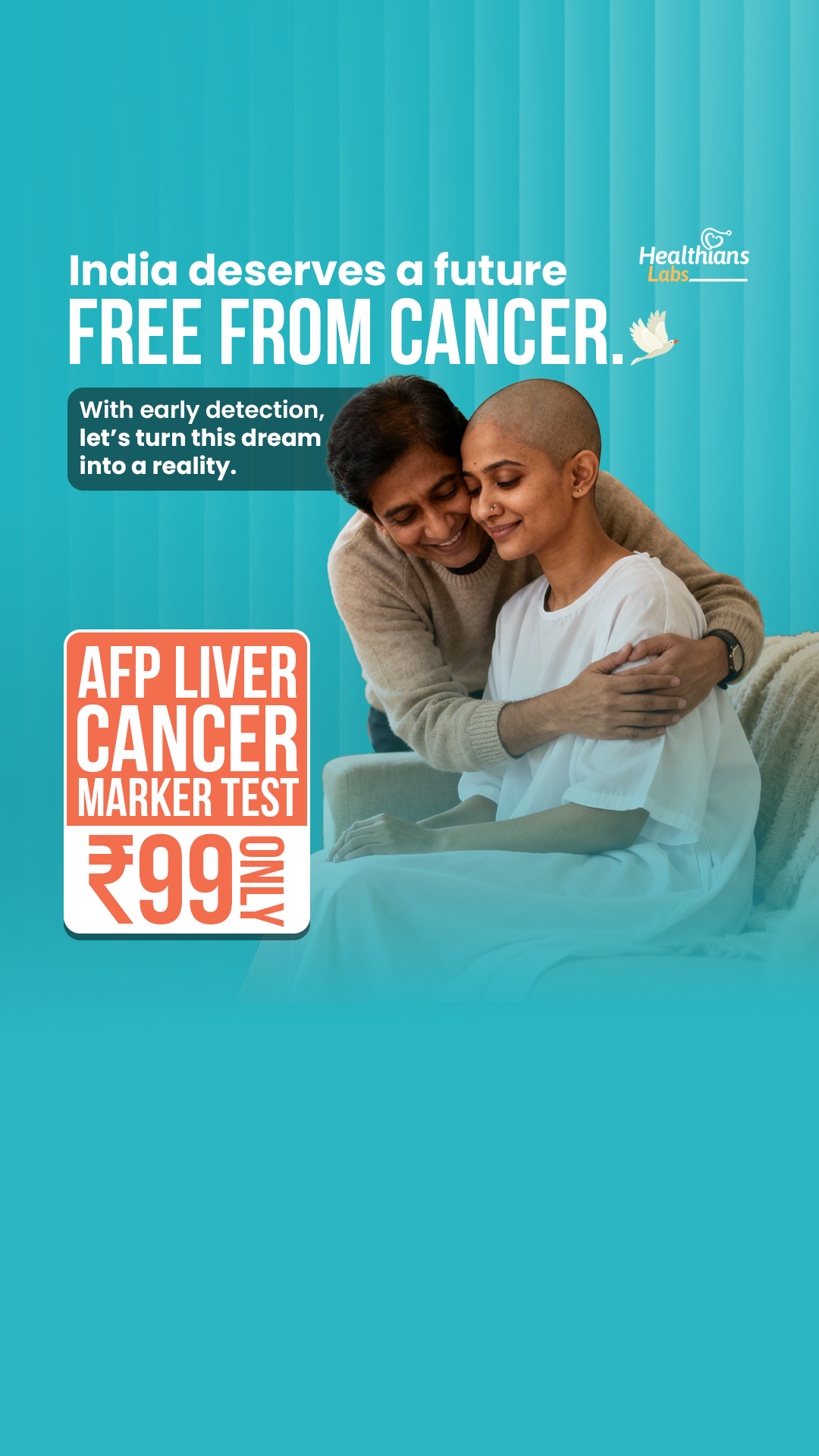 Healthians Facebook ad