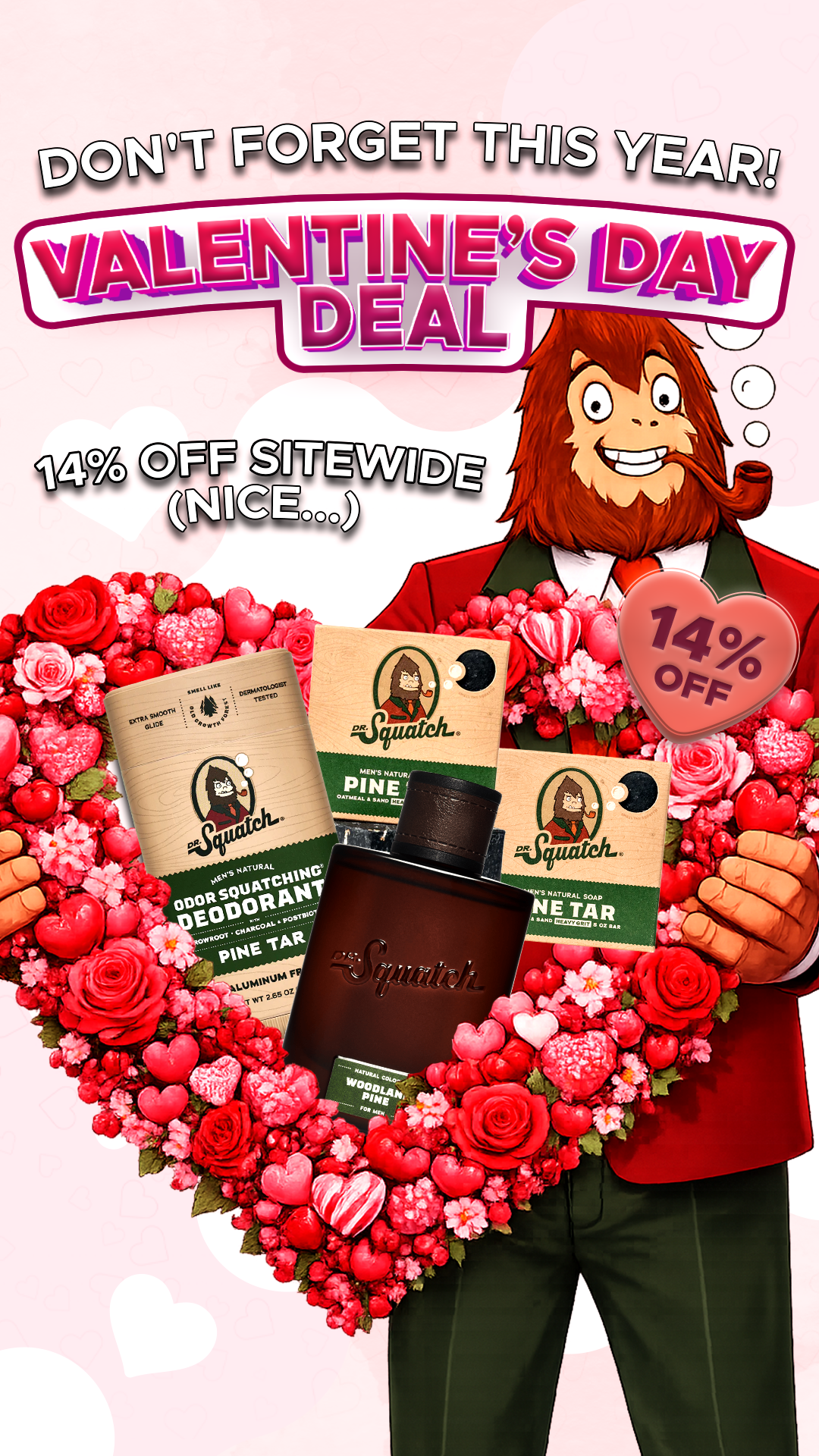 Dr. Squatch Facebook ad