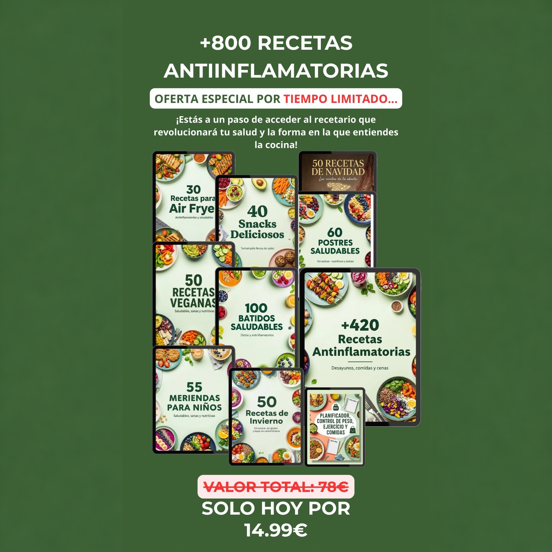 Recetas Saludables de Hoy Facebook ad