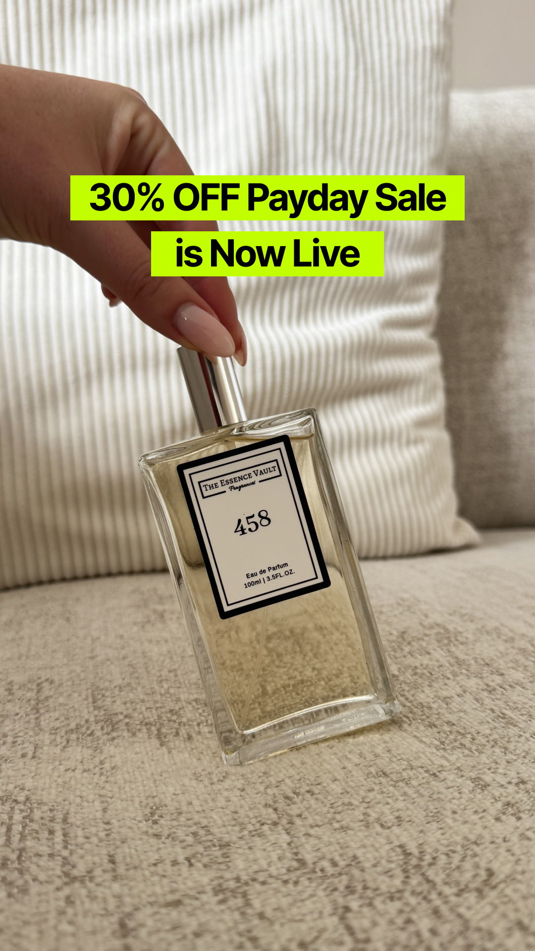 The Essence Vault Facebook ad