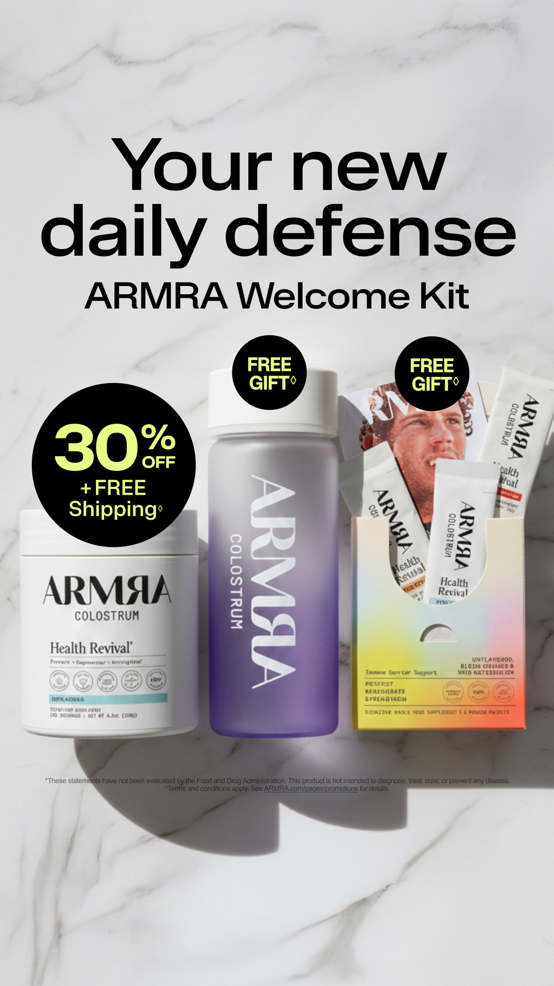 ARMRA Facebook ad