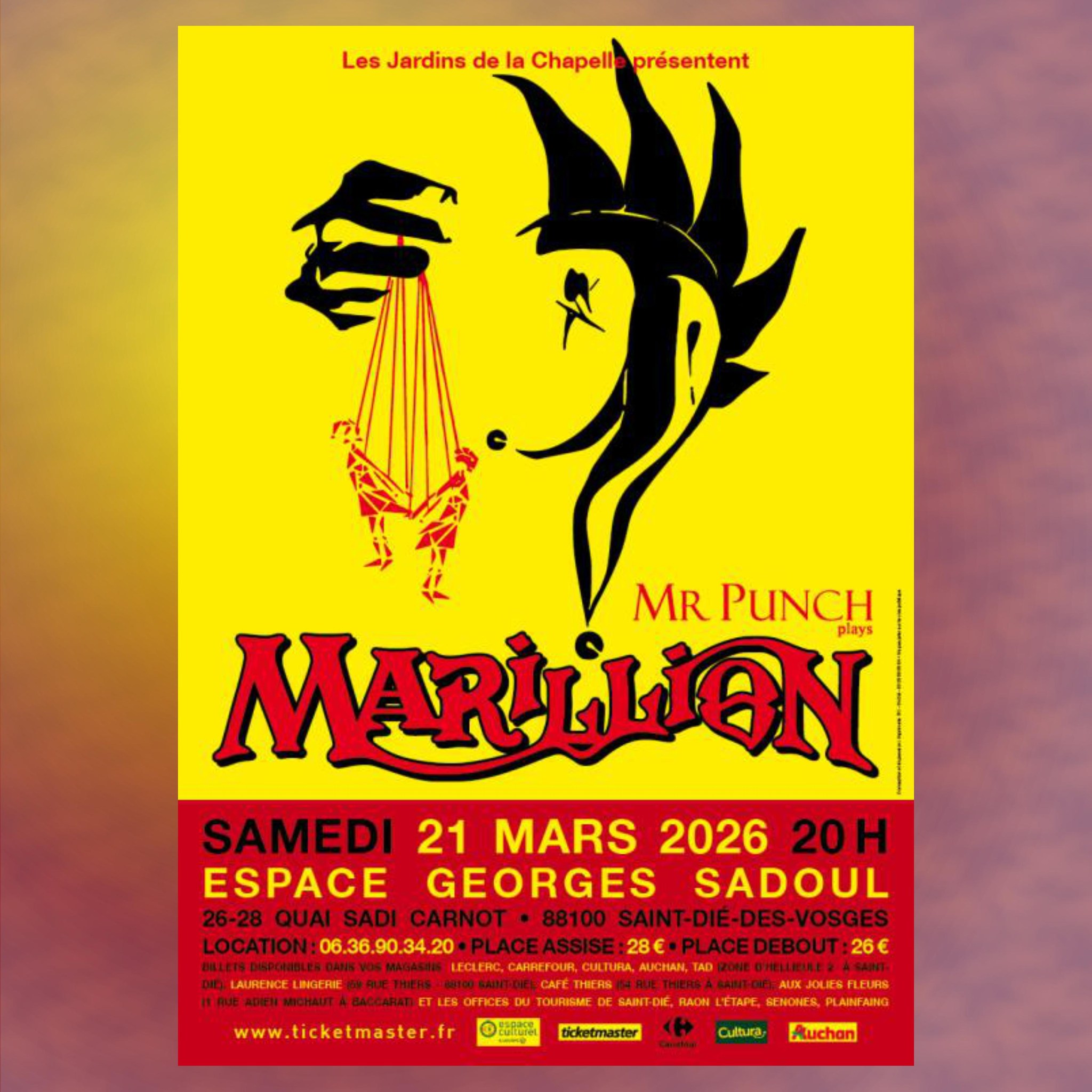Les Jardins de la Chapelle Saint-Roch Facebook ad: Notre prochain concert