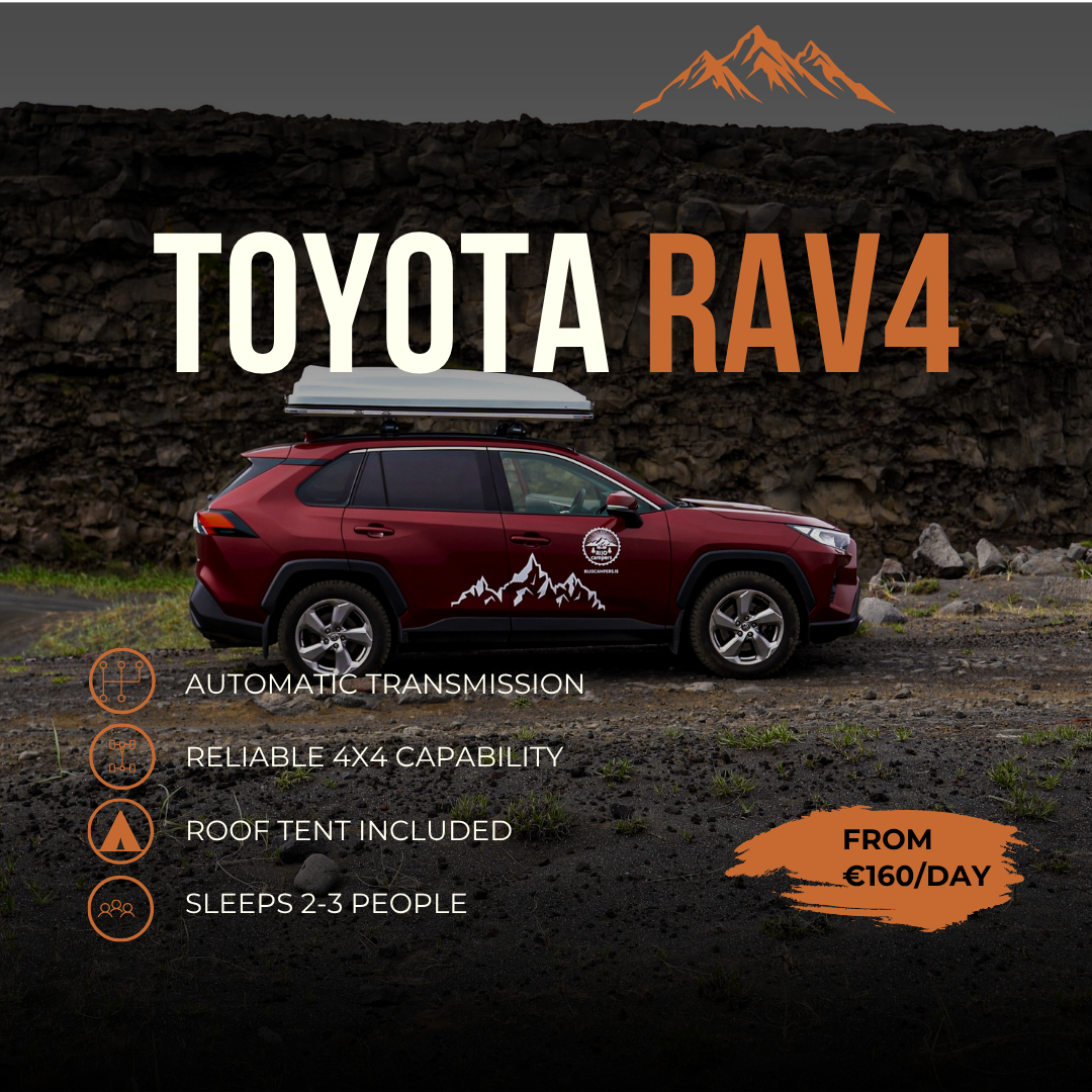 RIJO campers Facebook ad: Follow us for Icelandic road trip tips!