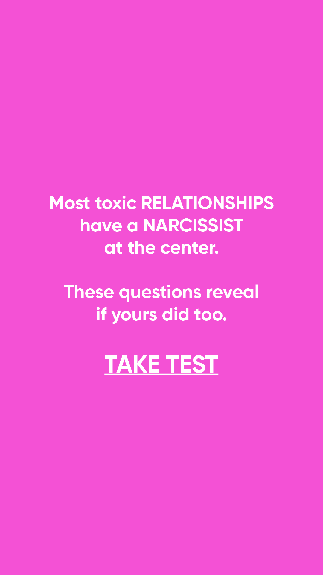 Personality Type Facebook ad