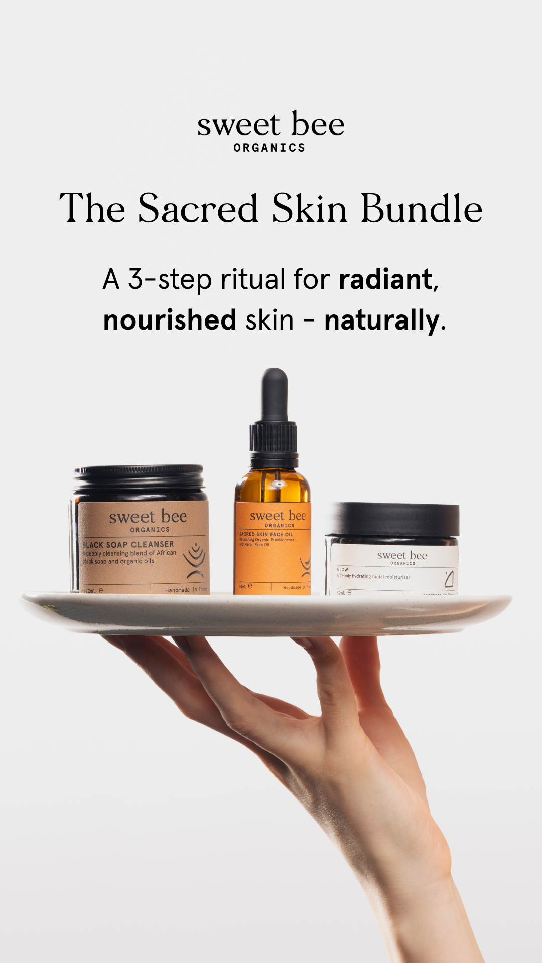 Sweet Bee Organics Facebook ad