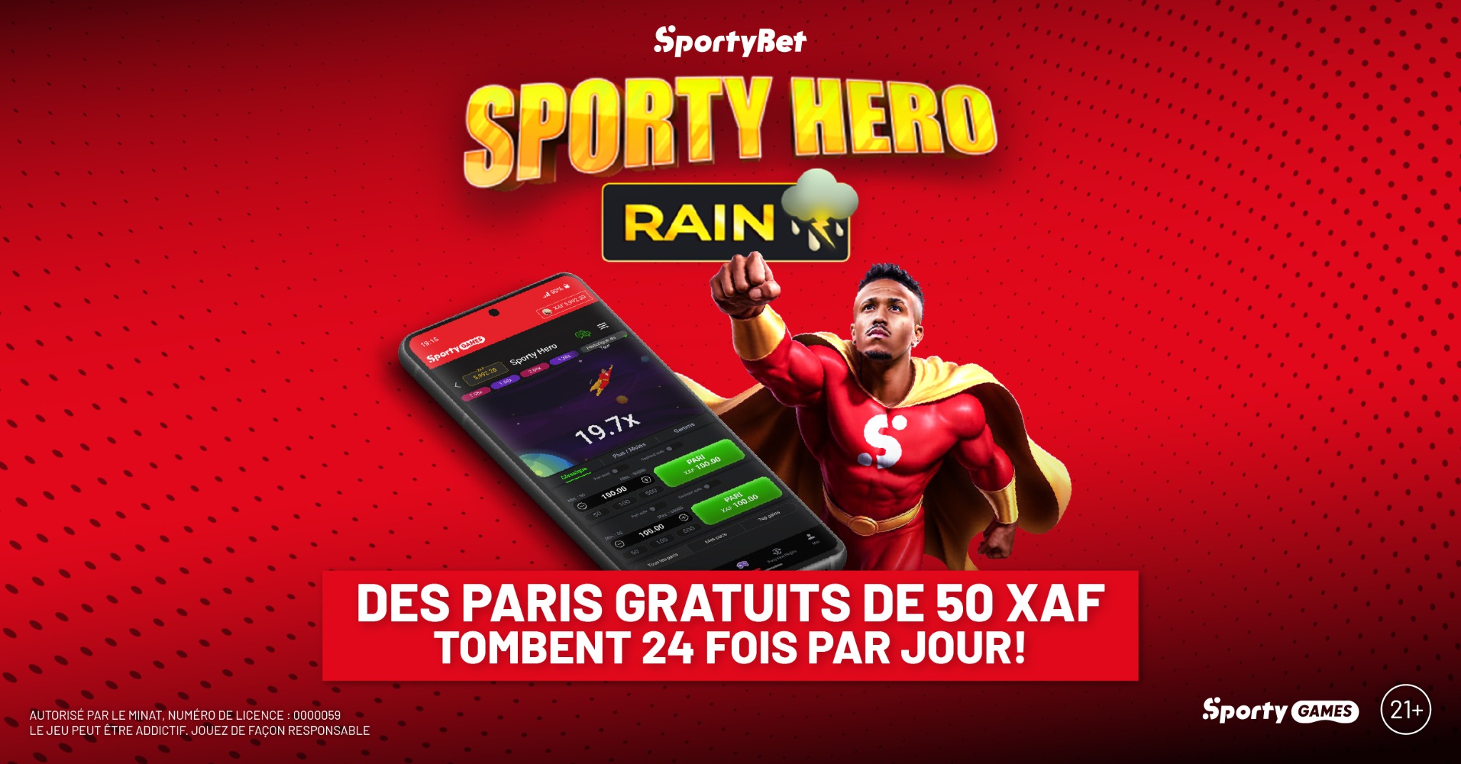SportyBet Cameroun Facebook ad: Casino en Ligne SportyBet