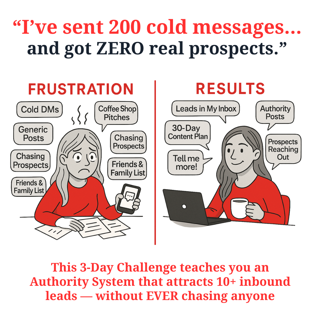Thomas Yap - Network Marketing Coach Facebook ad: Reserve Your Seat Now. Get 10+ Inbound Leads in 3 Days.