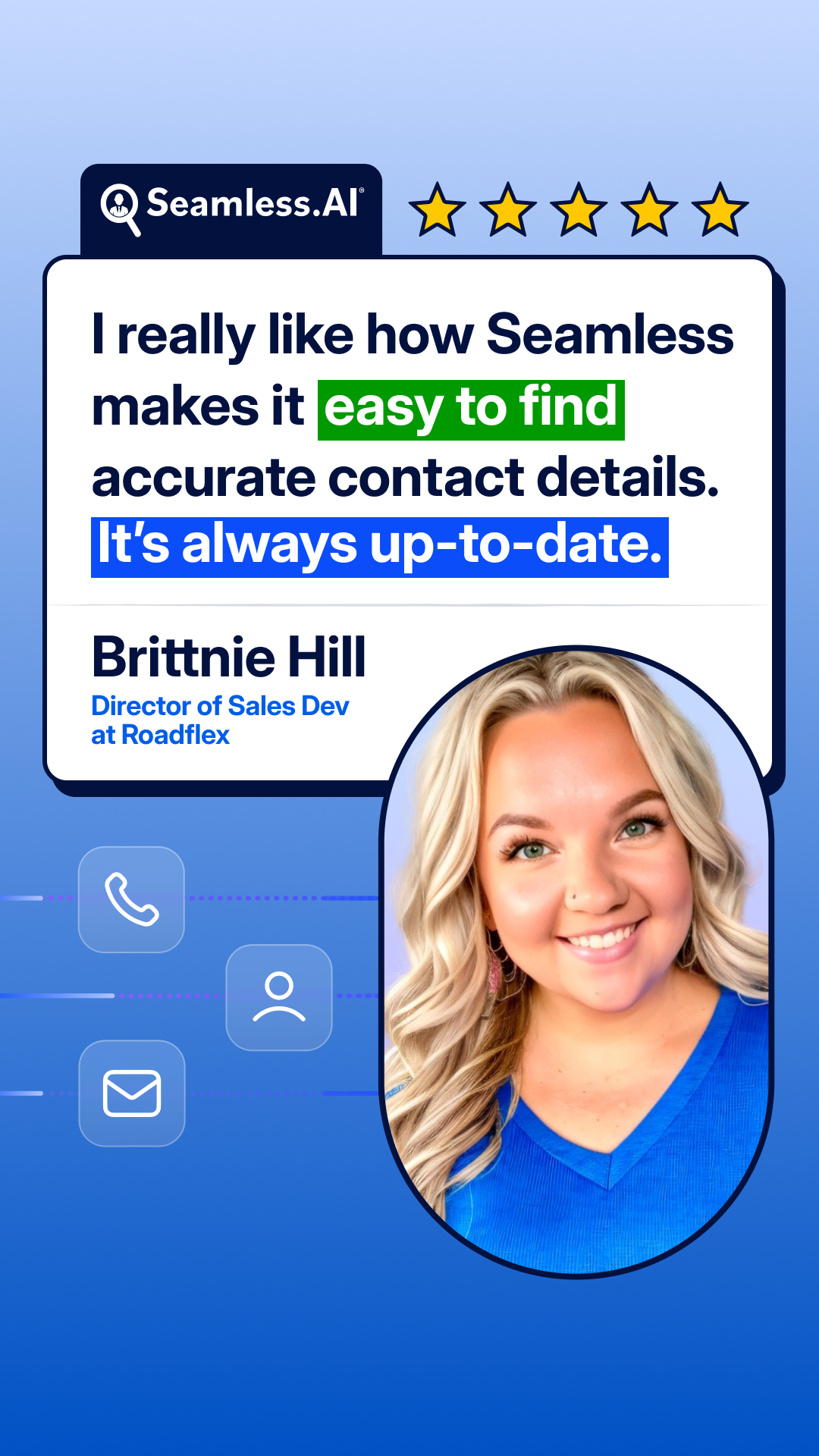 Seamless.AI Facebook ad
