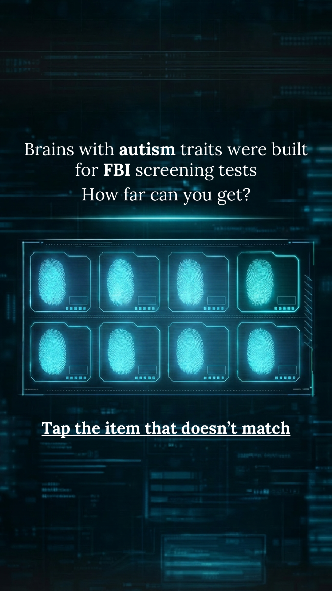 Brain Health Check Facebook ad