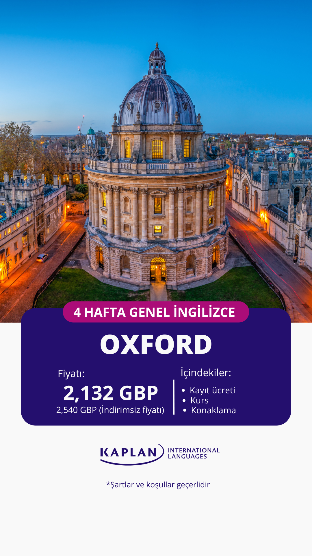 Kaplan International Languages - Türkiye Facebook ad
