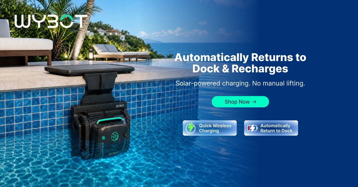 WYBOT Australia Facebook ad: Solar-Powered Pool Cleaning Revolution