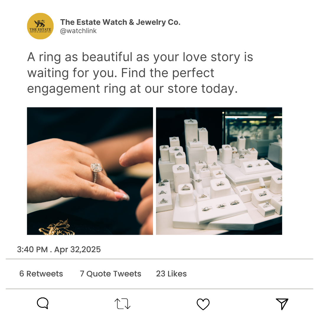 The Estate Watch & Jewelry Co. Facebook ad