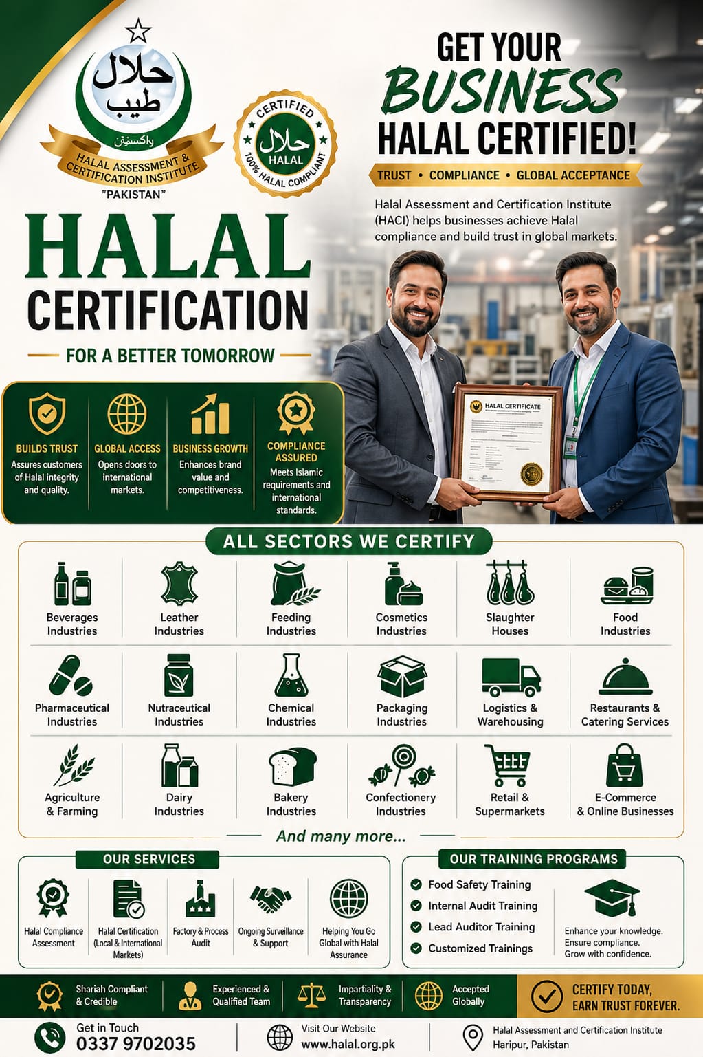 Halal Assessment and Certification Institute Pvt Ltd Facebook ad