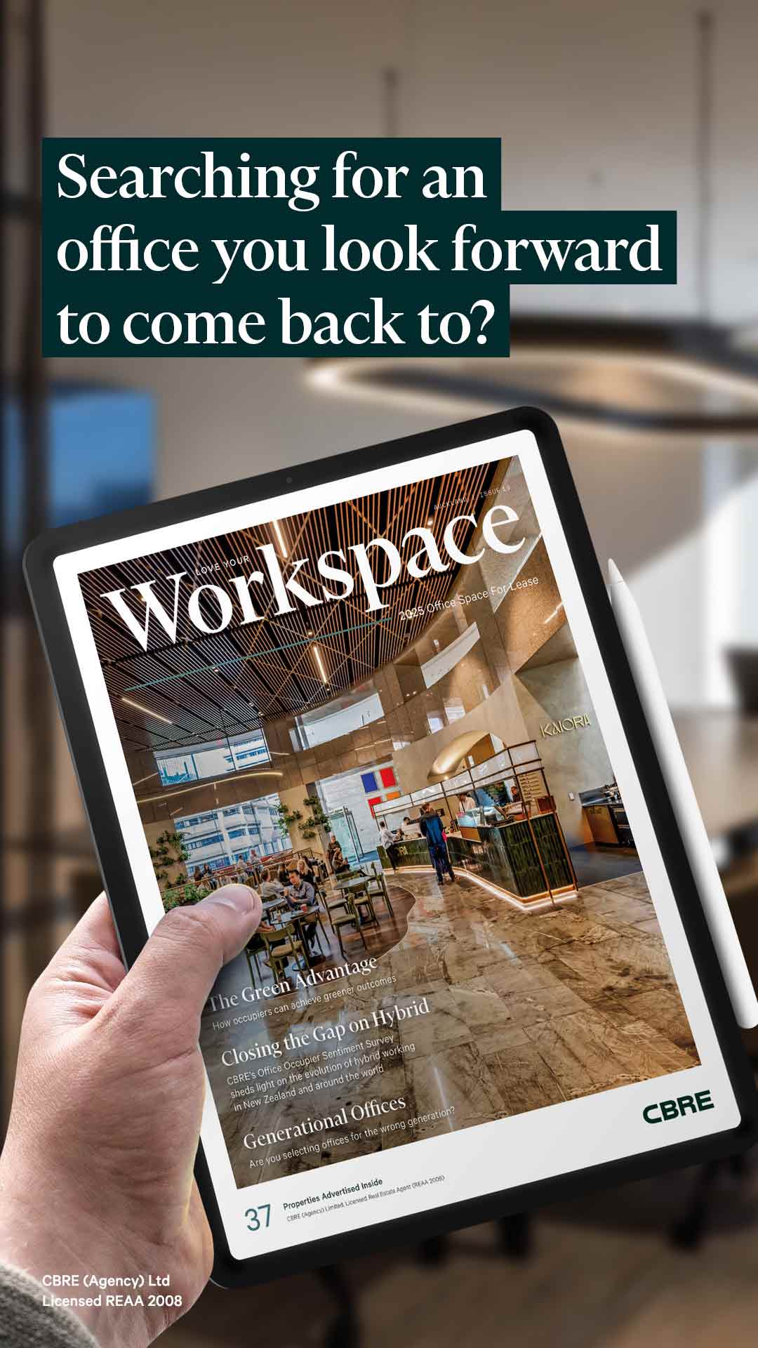 CBRE Facebook ad from Jan 20, 2026