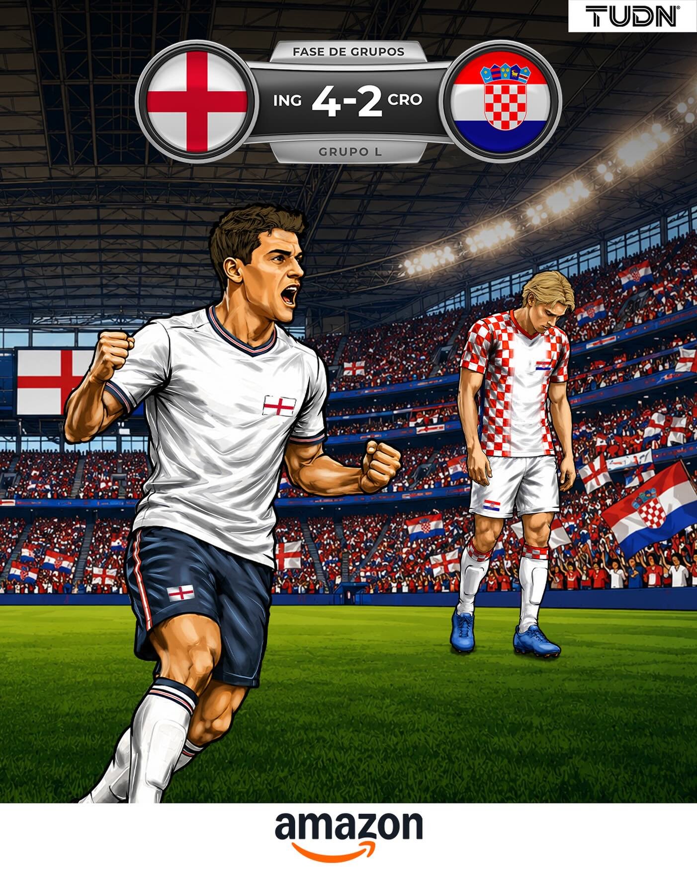 TUDN MEX Facebook ad: ¡Inglaterra VENCE a Croacia en el mejor…