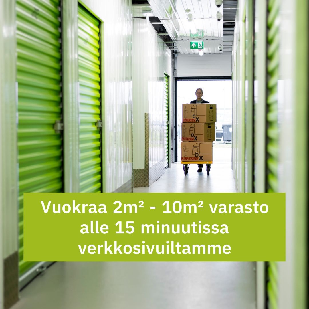 Nordic Mini Storages Facebook ad: Sijainti: Kaavakuja 6, Kangasala (400m Suoraman Nesteeltä)