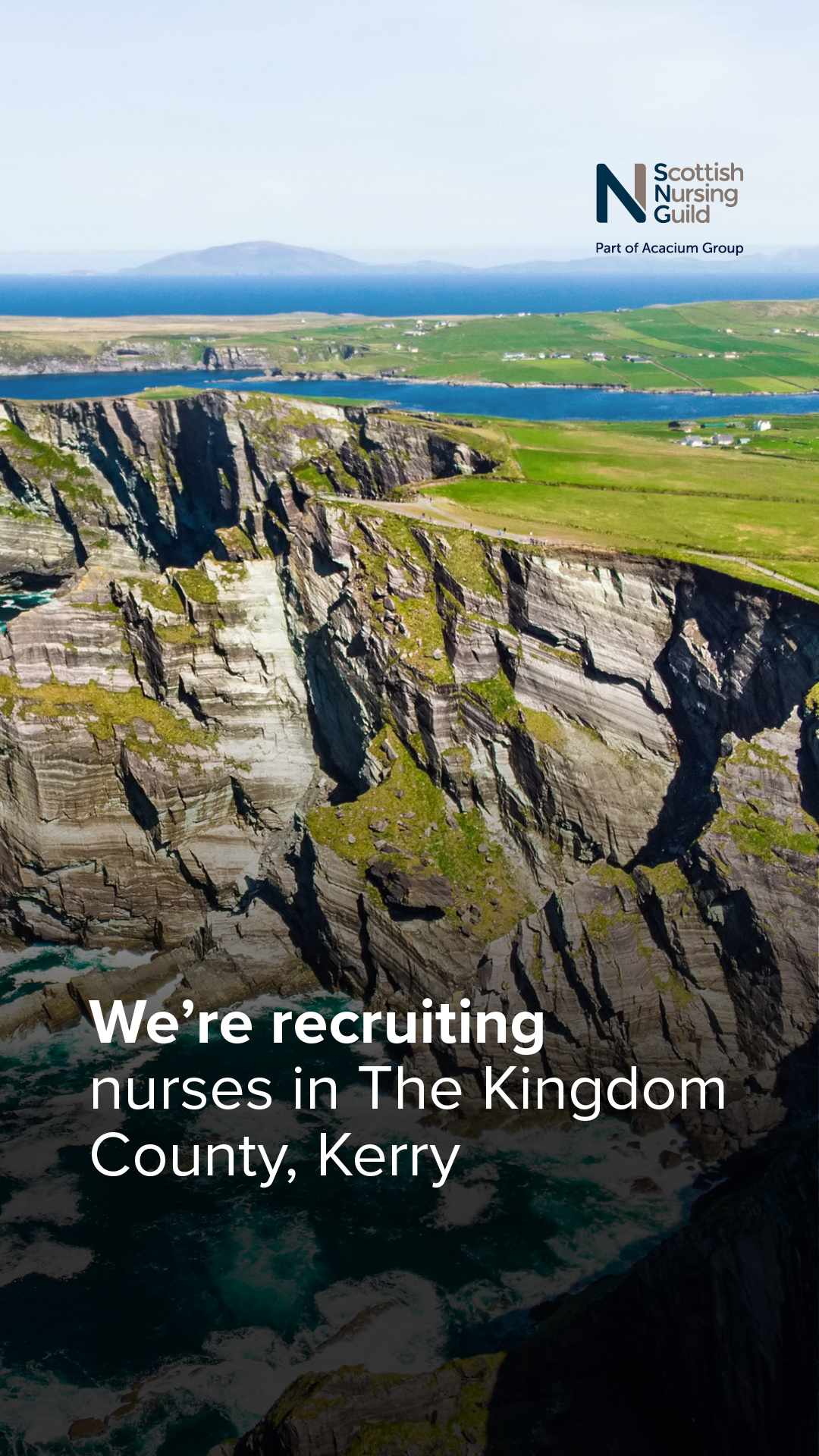 Scottish Nursing Guild Facebook ad from May 21, 2025