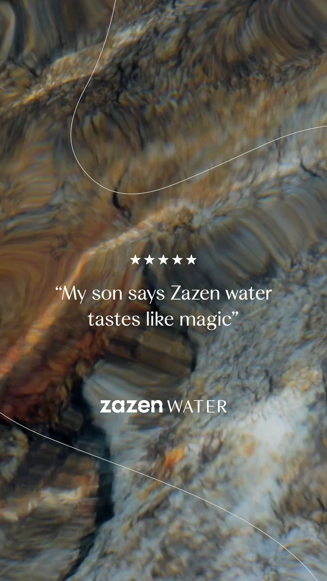 zazen Alkaline Water Facebook ad