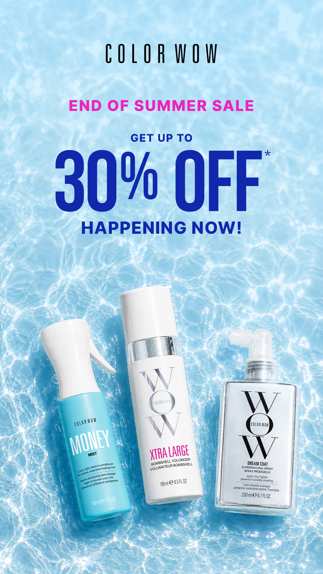 Color Wow Facebook ad