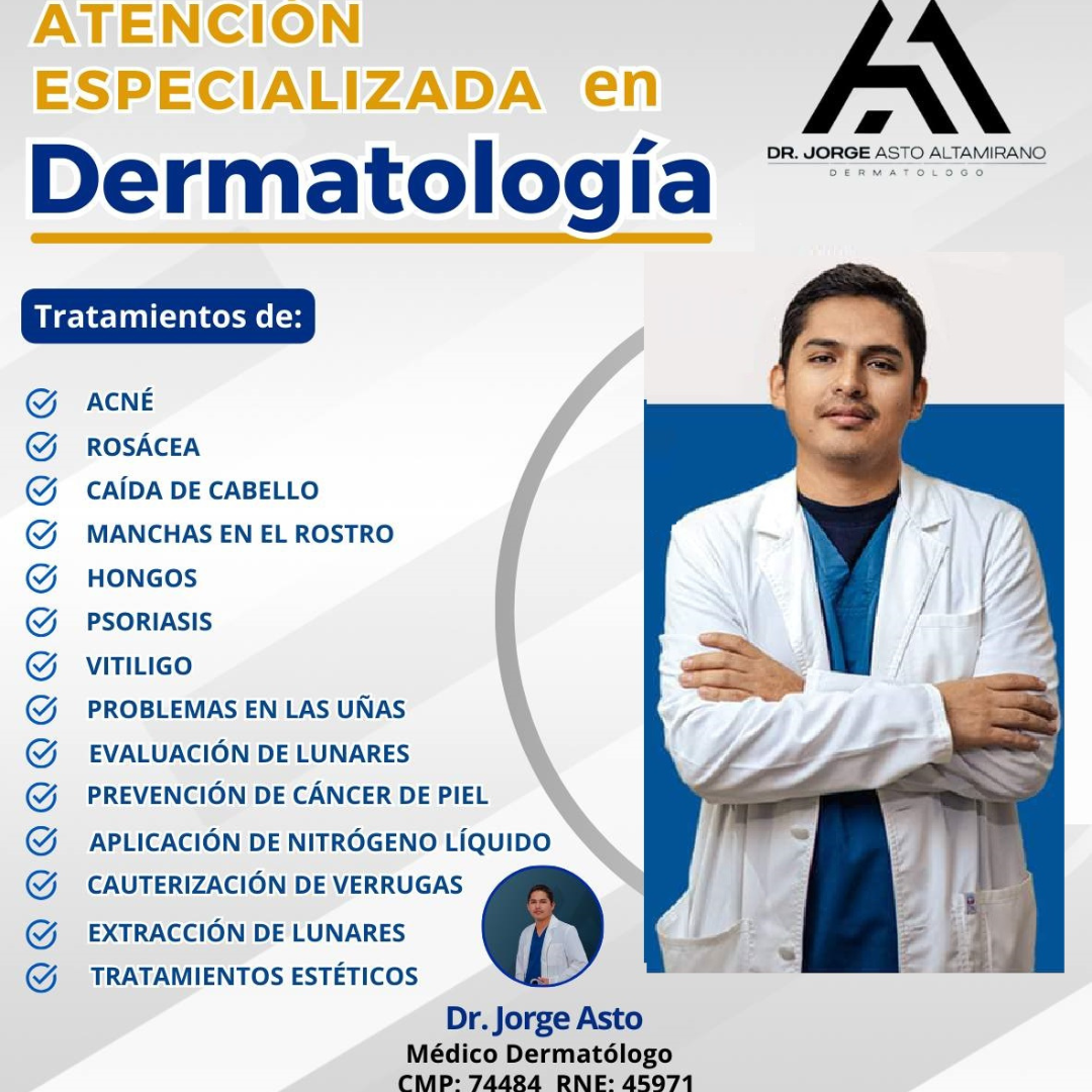 Dr Jorge Asto Dermatología Facebook ad