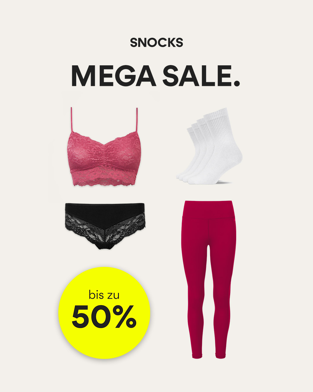 Snocks Facebook ad