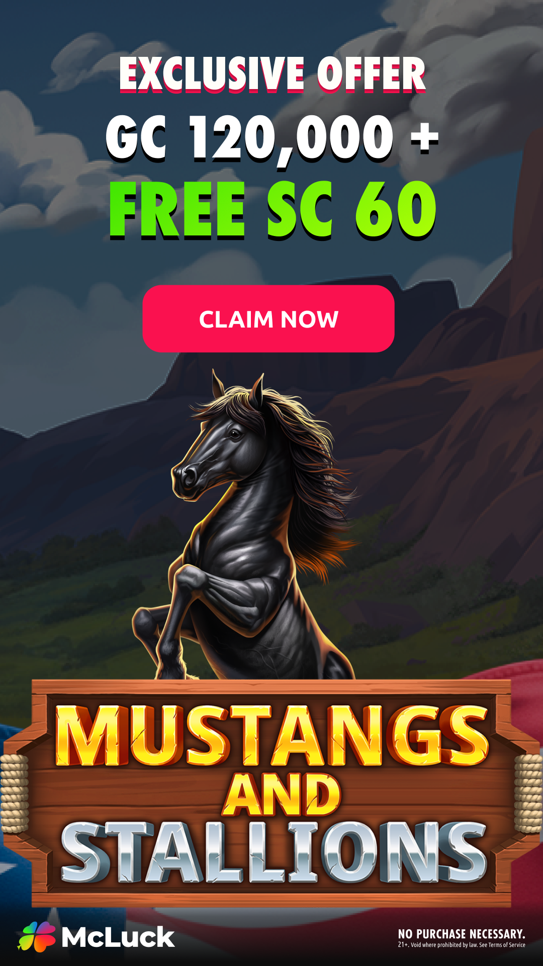 McLuck.com Facebook ad