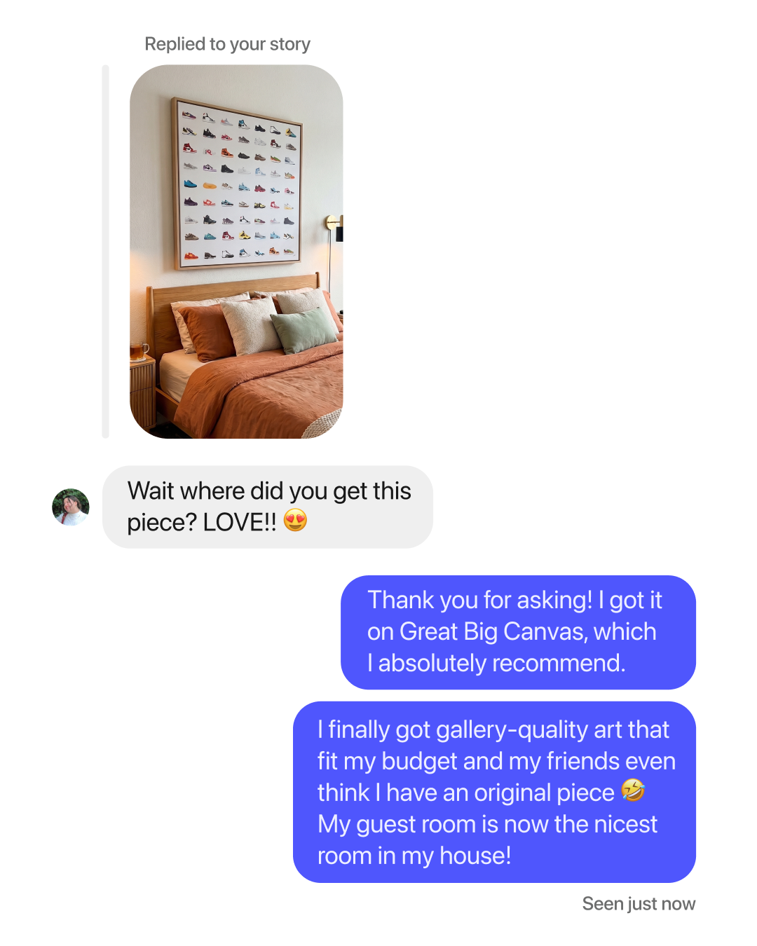 Great Big Canvas Facebook ad